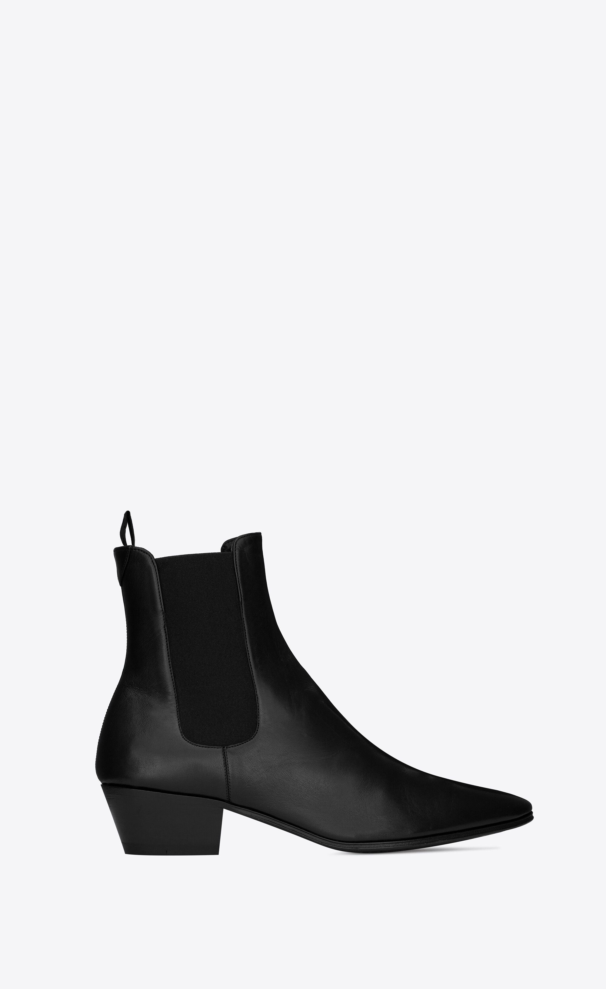 image of Saint Laurent Paris Oc11Z10524 Vassili Chelsea Boots In Black, Men's