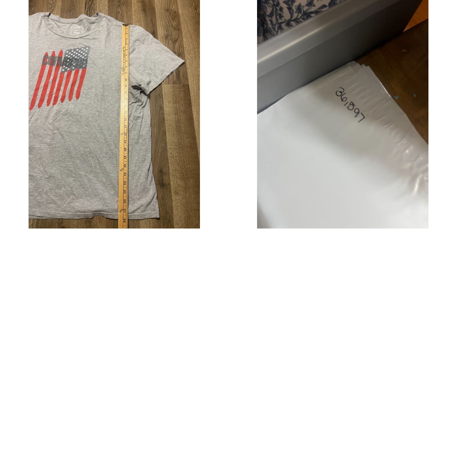 Converse Converse Shirt Women's XXL Gray Red White Blue American Flag T-Shirt Casual Modern Basic Size XXL / US 16-18 / IT 52-54 - 8 Thumbnail