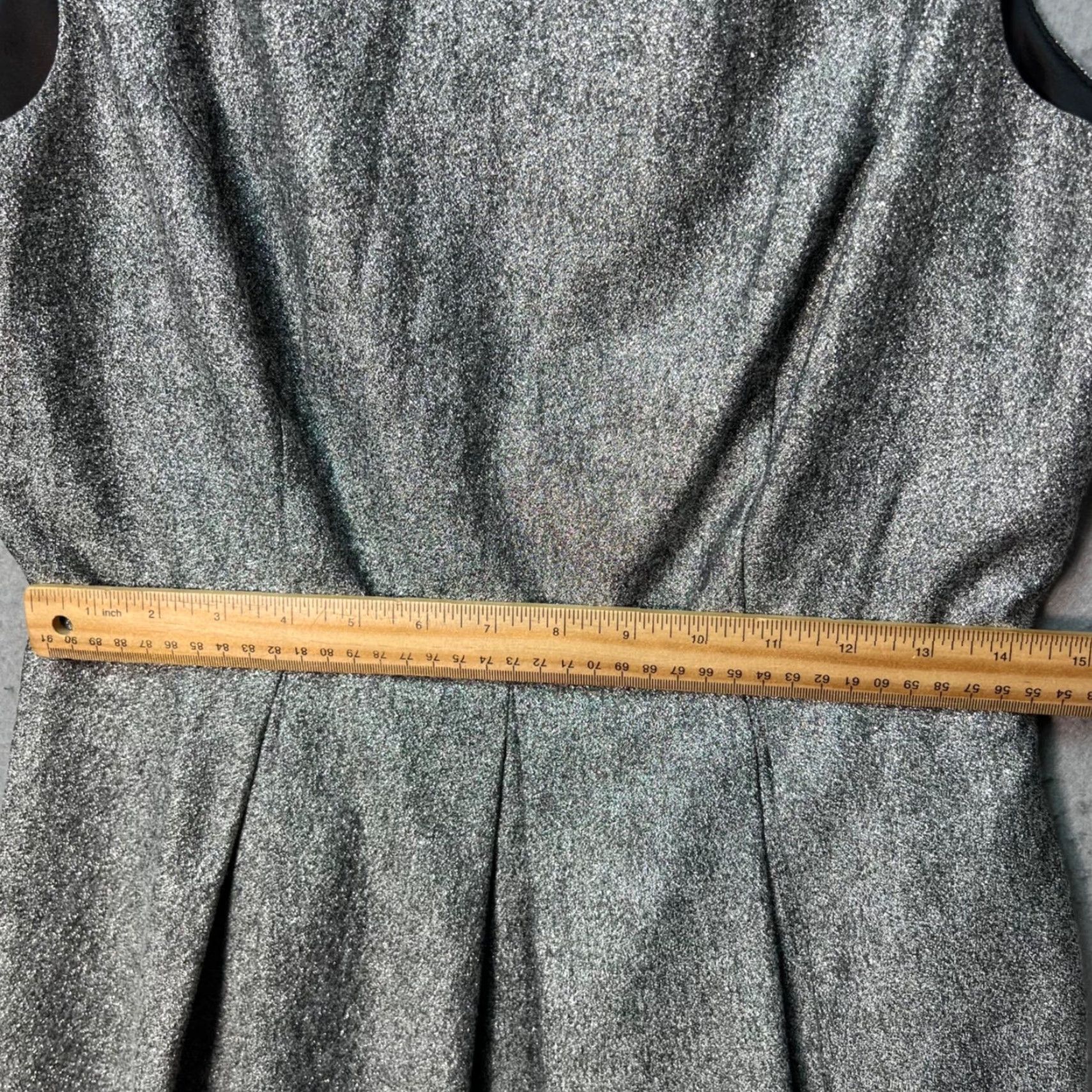 White House Black Market White House Black Market Silver Metallic Sleeveless Sheath Dress Womens Size 6 Size M / US 6-8 / IT 42-44 - 7 Thumbnail