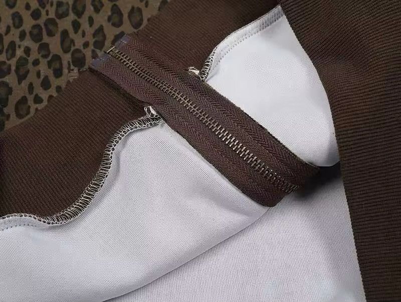 Designer × Japanese Brand Oversized Leopard Loose Hoodie Sweater Zip Up Y2K Size US L / EU 52-54 / 3 - 8 Thumbnail
