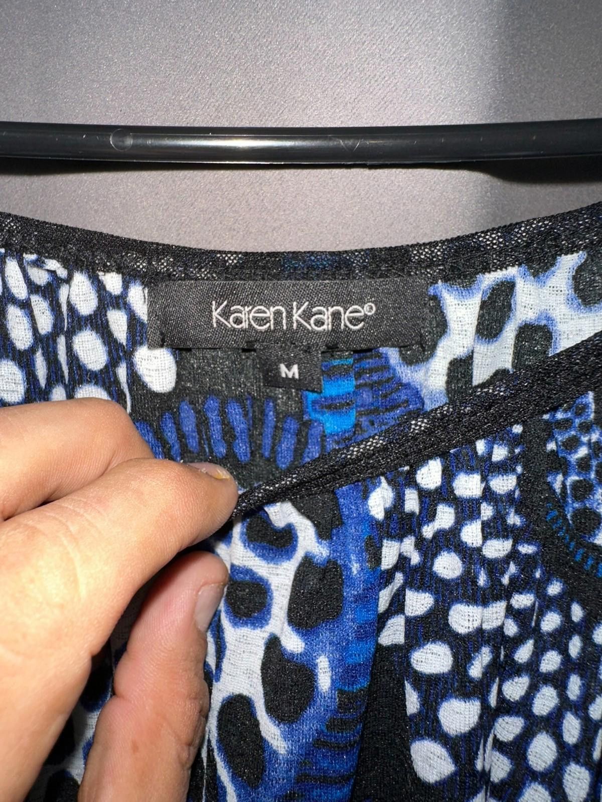 Kanye West Karen Kane Women's Blouse – M, Geometric Print Size M / US 6-8 / IT 42-44 - 3 Thumbnail