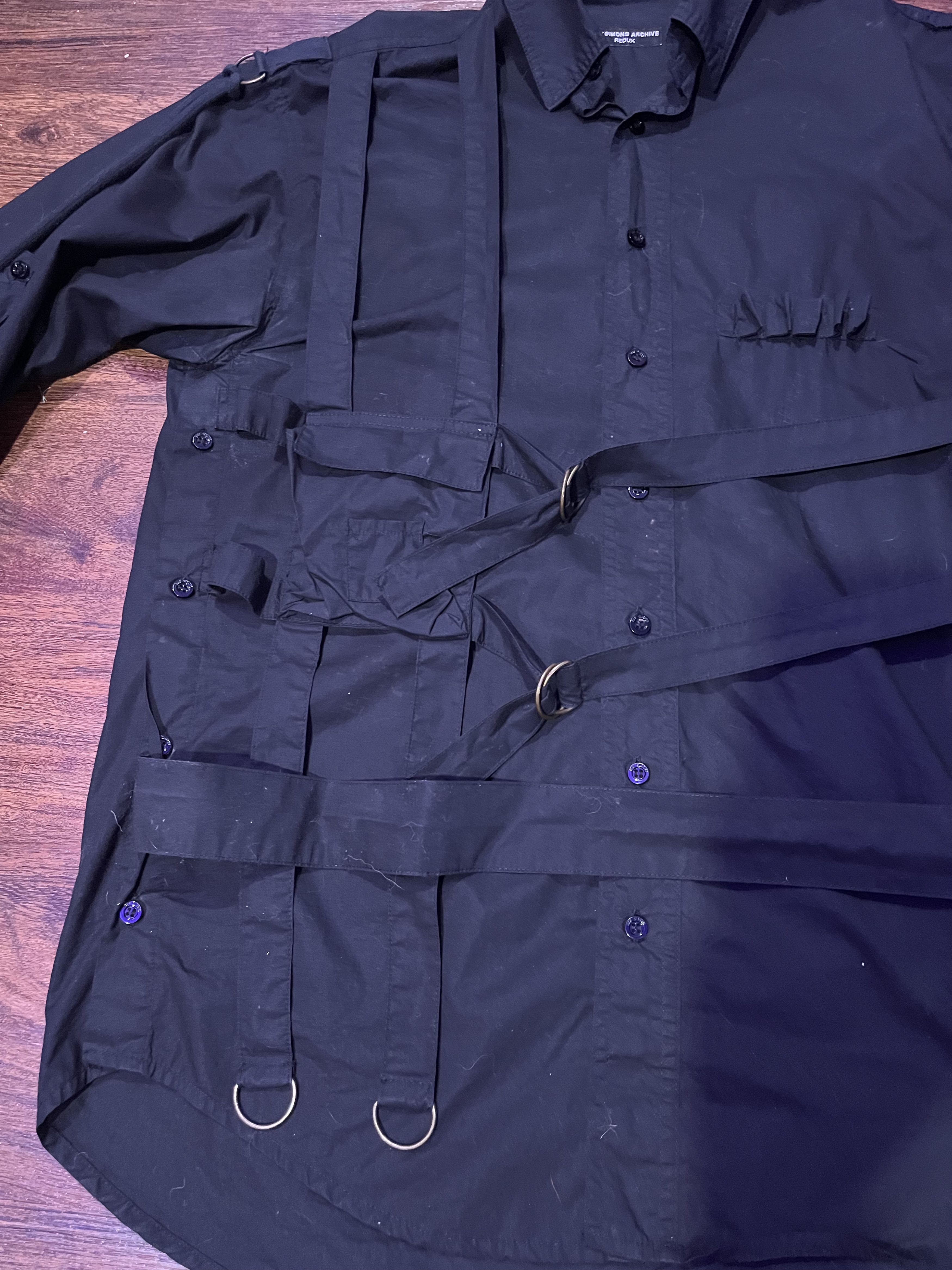 Raf Simons Pockets and Straps Shirt Size US XL / EU 56 / 4 - 3 Thumbnail