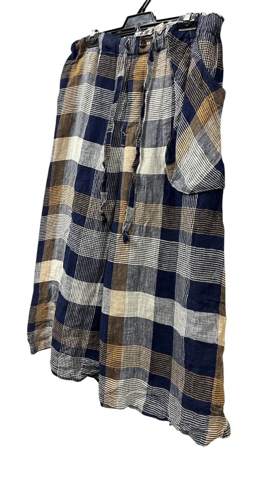 Issey Miyake Vintage plantation skirt by issey miyake colour plaid Size 31" - 5 Thumbnail