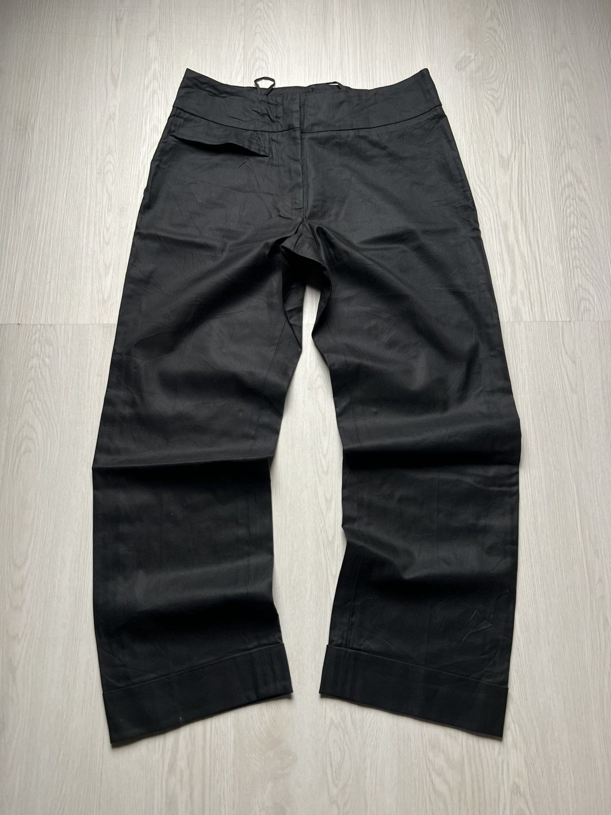 Jil Sander Jil Sander Black Wide Pants Size US 30 / EU 46 - 1 Thumbnail