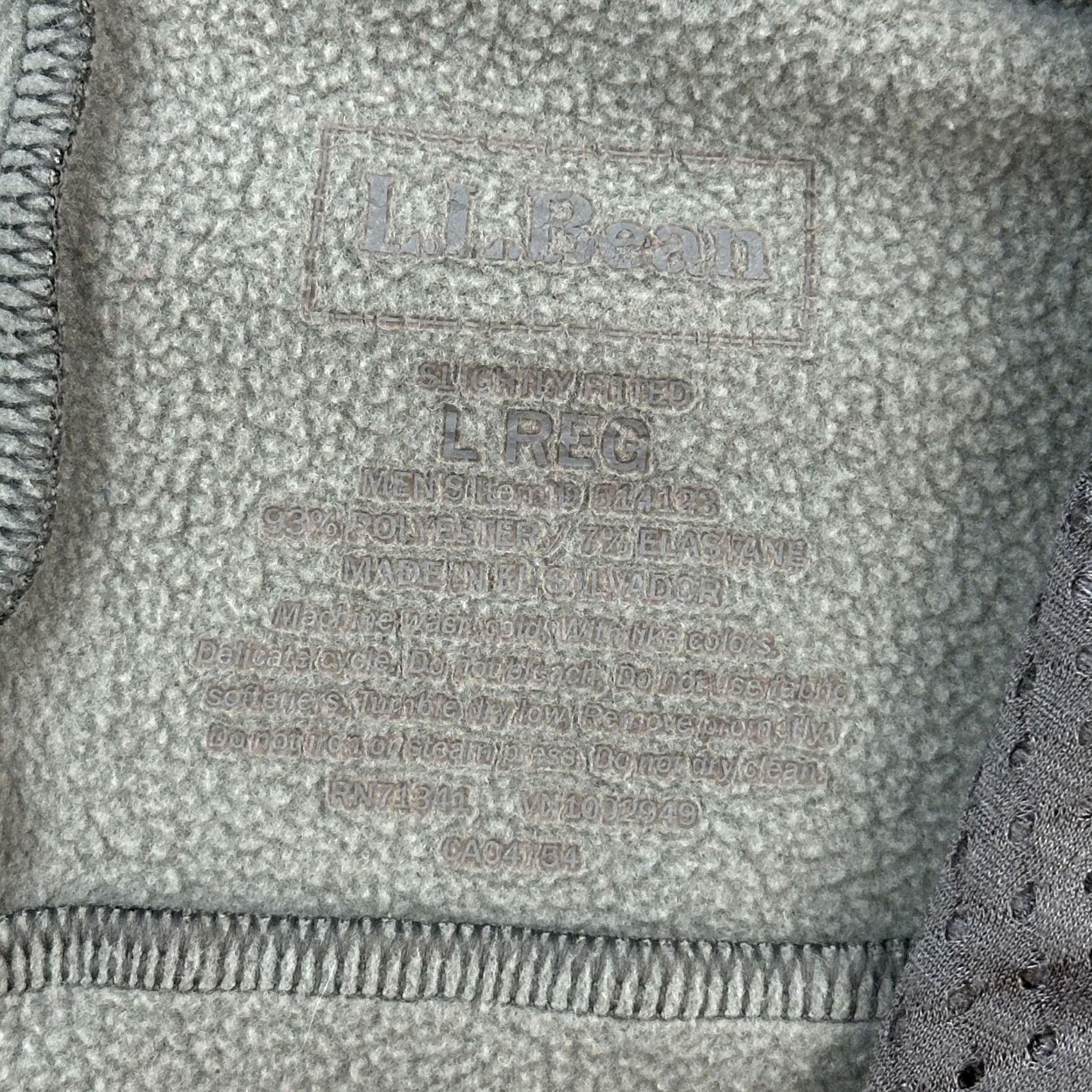Vintage LL Bean Mountain Fleece Pullover Mens L Gray 1/2 Zip Outdoor Sweater Regular Size N/A Size US L / EU 52-54 / 3 - 5 Thumbnail