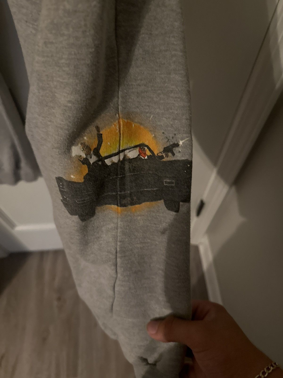 999 Club “Bad Boy” Juice Wrld x Young Thug Sweatpants Size US 29 - 3 Thumbnail