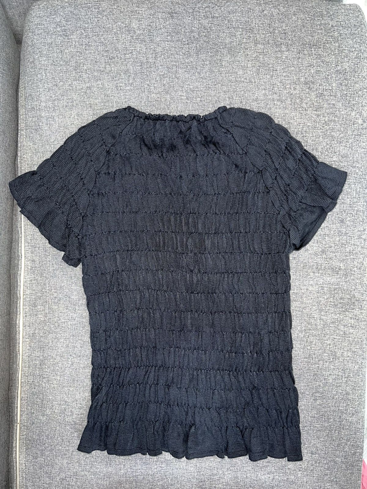 Miu Miu Big bow ruffled stretchy top 💖🎀 Size M / US 6-8 / IT 42-44 - 11 Thumbnail