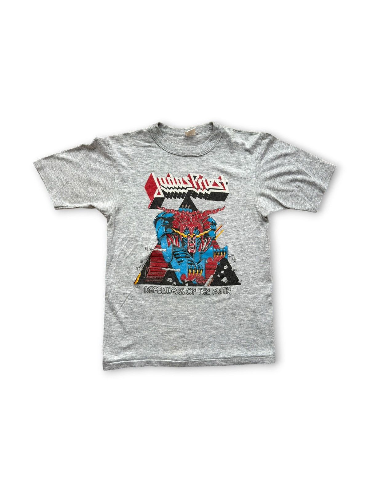 Band Tees *RARE*1983 DEFENDERS OF THE FAITH JUDAS PRIEST METAL TEE Size US M / EU 48-50 / 2 - 11 Thumbnail