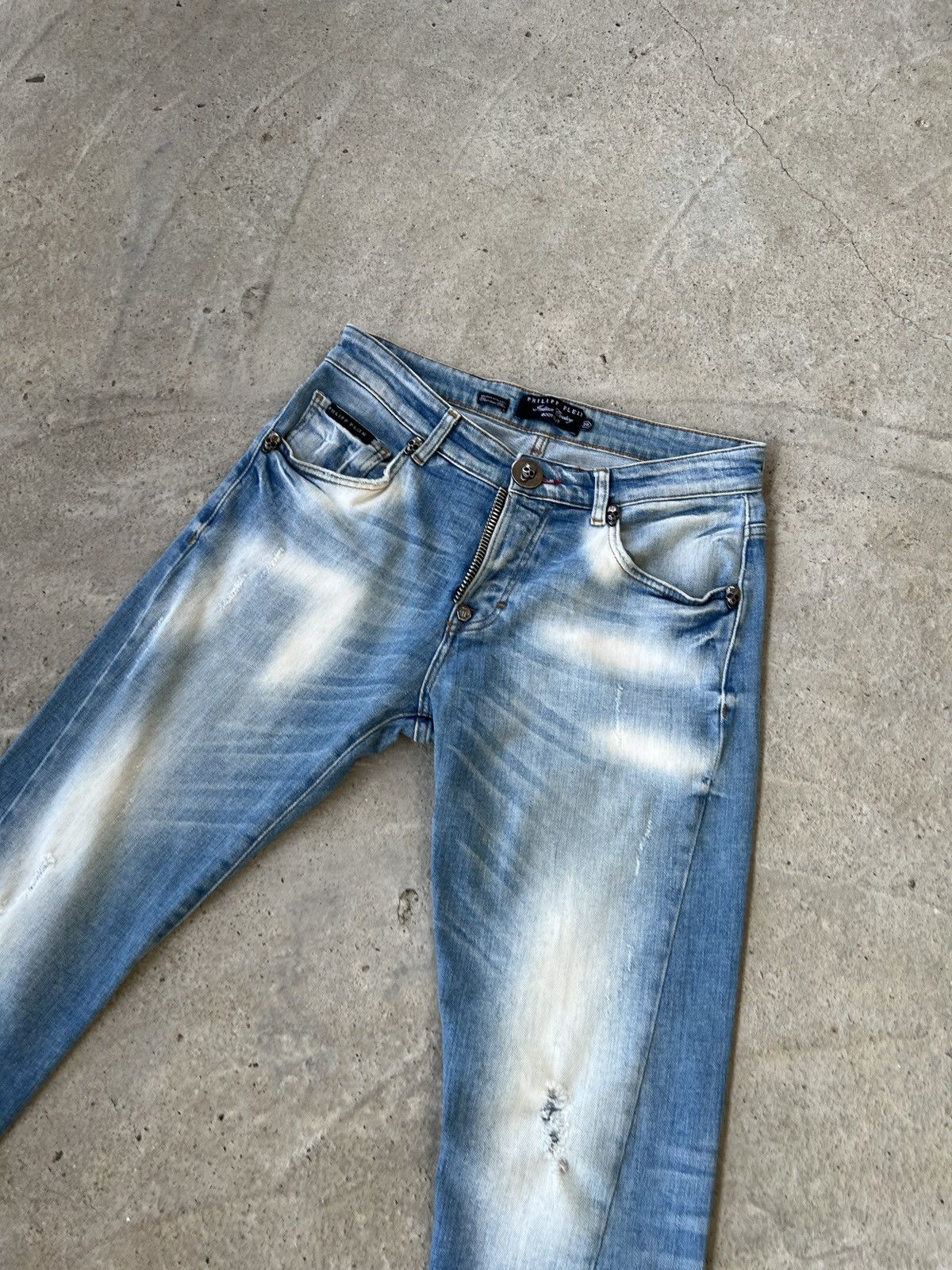 Philipp Plein Phillip Plein Indian Cowboy Boot Cut Jeans Size US 29 - 2 Thumbnail
