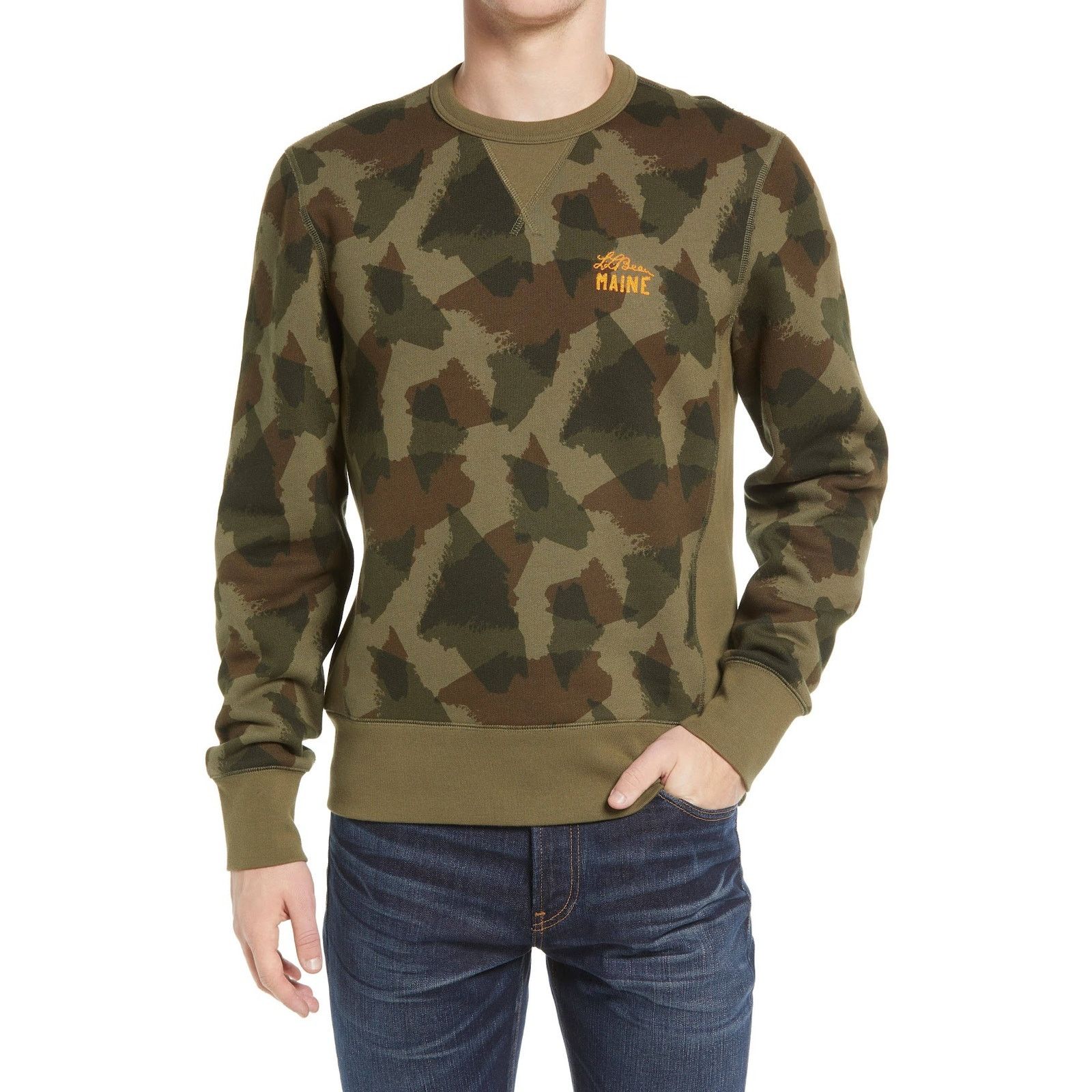 Todd Snyder NWOT Todd Snyder x LL Bean Camo Crewneck Sweatshirt Size US L / EU 52-54 / 3 - 1 Thumbnail