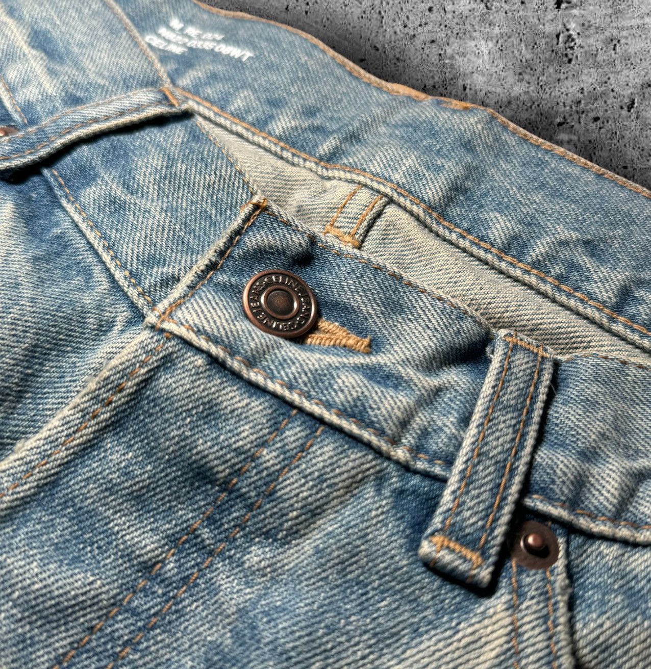 Celine × Hedi Slimane CELINE BY HEDI SLIMANE “FW22 WESLEY JEANS” Size US 30 / EU 46 - 2 Thumbnail