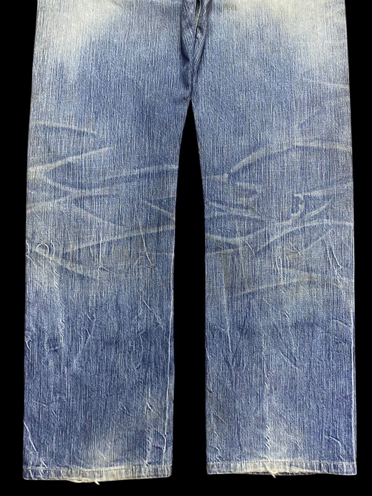 Edwin Vintage Edwin 503 Grunge Distressed Loose Jeans Size US 36 / EU 52 - 6 Thumbnail