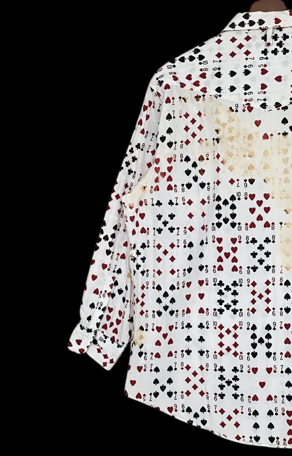 Moschino × Vintage Vintage Brand Moschino Full Print Zipper Shirt 1990s Size US M / EU 48-50 / 2 - 5 Thumbnail