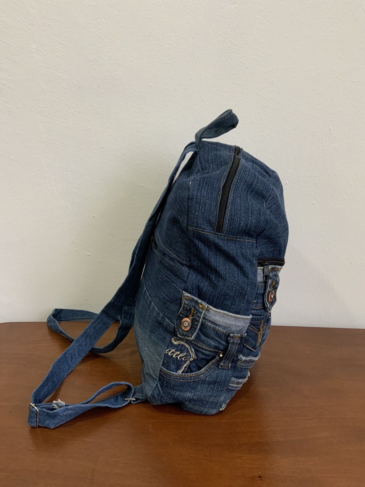 Seditionaries Denime Distressed Streetwear Japan Backpack Size ONE SIZE - 5 Thumbnail