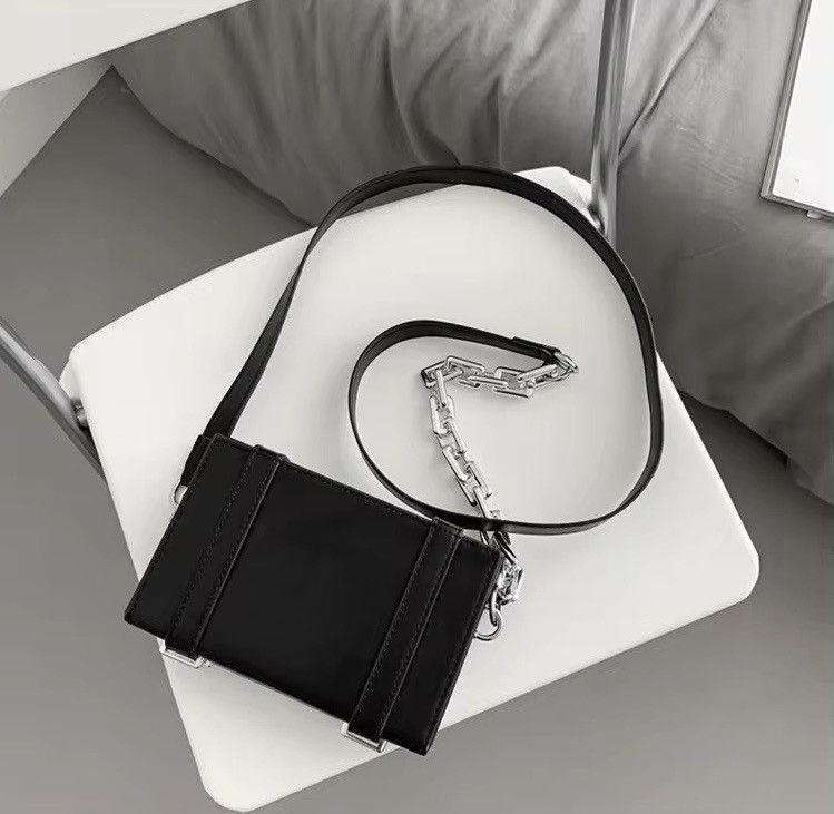 Japanese Brand Unisex Chains Suitcase Shape Shoulder Bag Size ONE SIZE - 7 Thumbnail