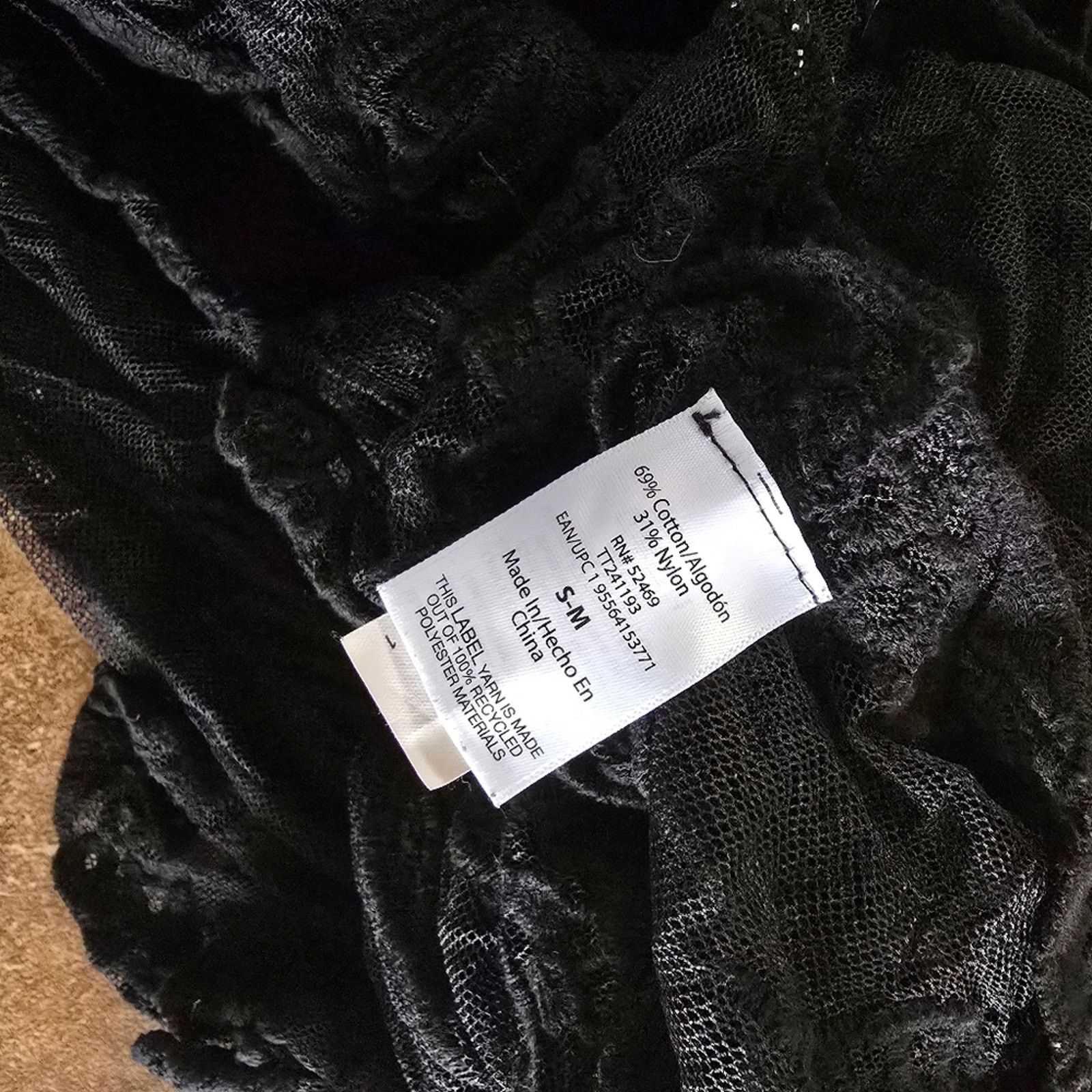 Other Black Laced Longline Duster Cardigan Size M / US 6-8 / IT 42-44 - 3 Thumbnail