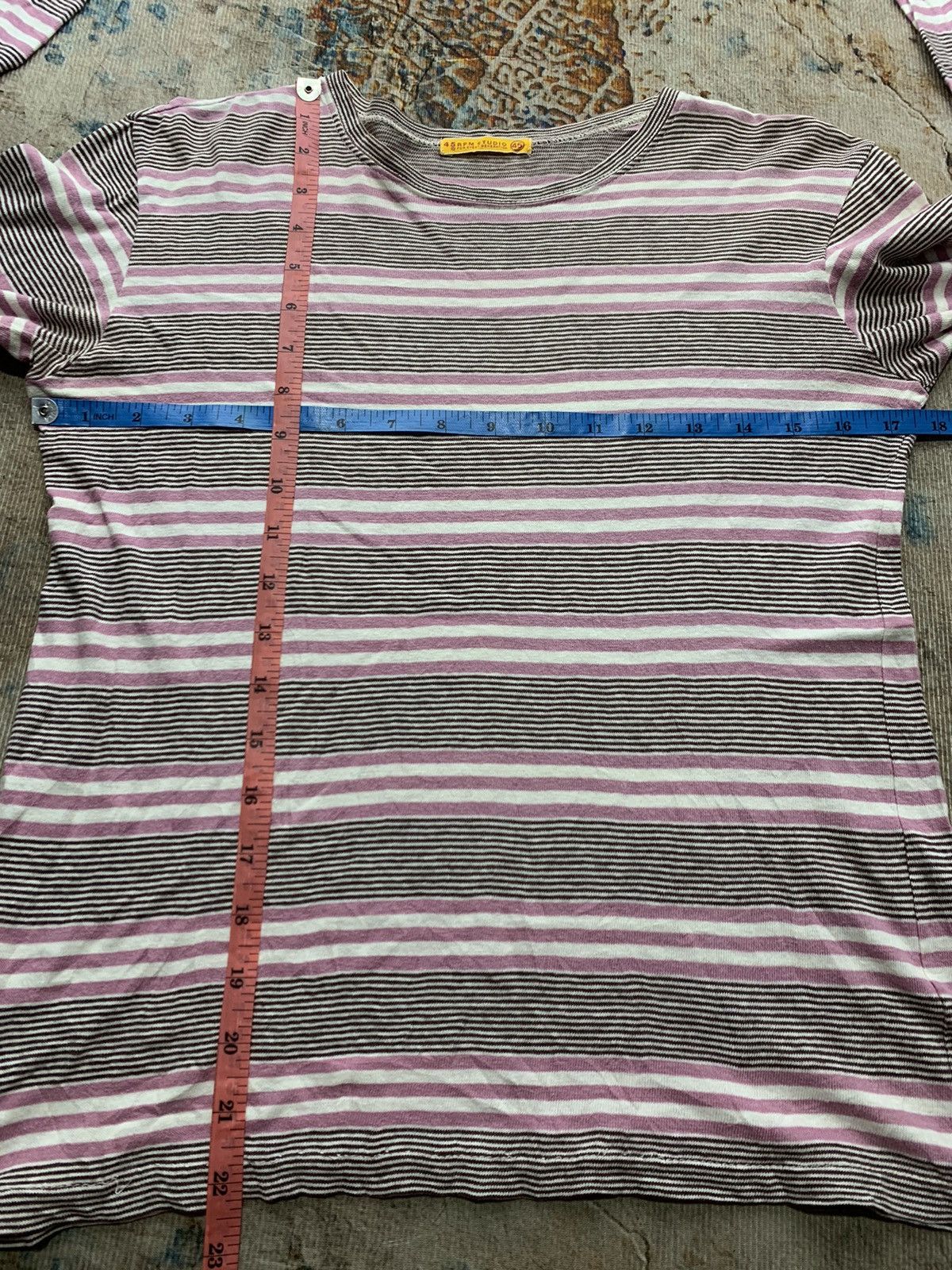 45rpm Japanese 45 RPM Stripe Long Slevee Shirt Size US S / EU 44-46 / 1 - 5 Thumbnail