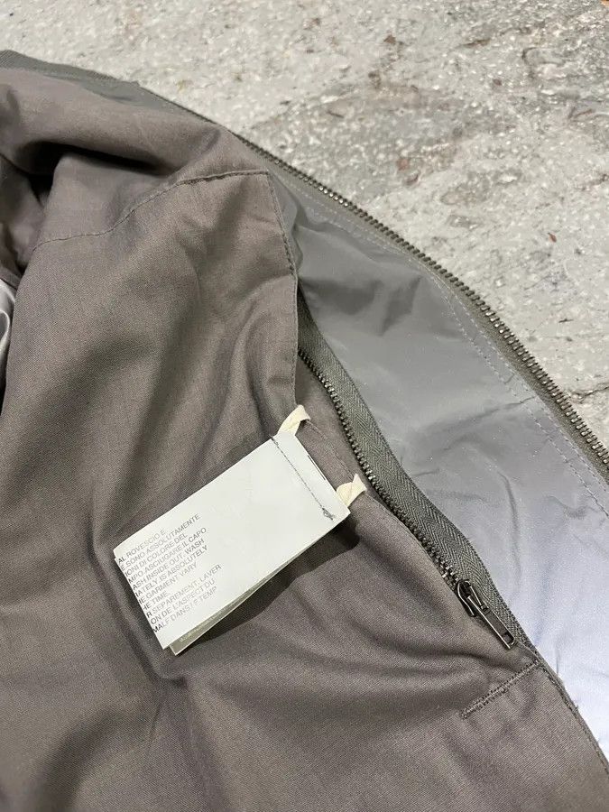 Rick Owens Rick Owens Grey Reflective Nylon Bomber Jacket Size US M / EU 48-50 / 2 - 13 Thumbnail