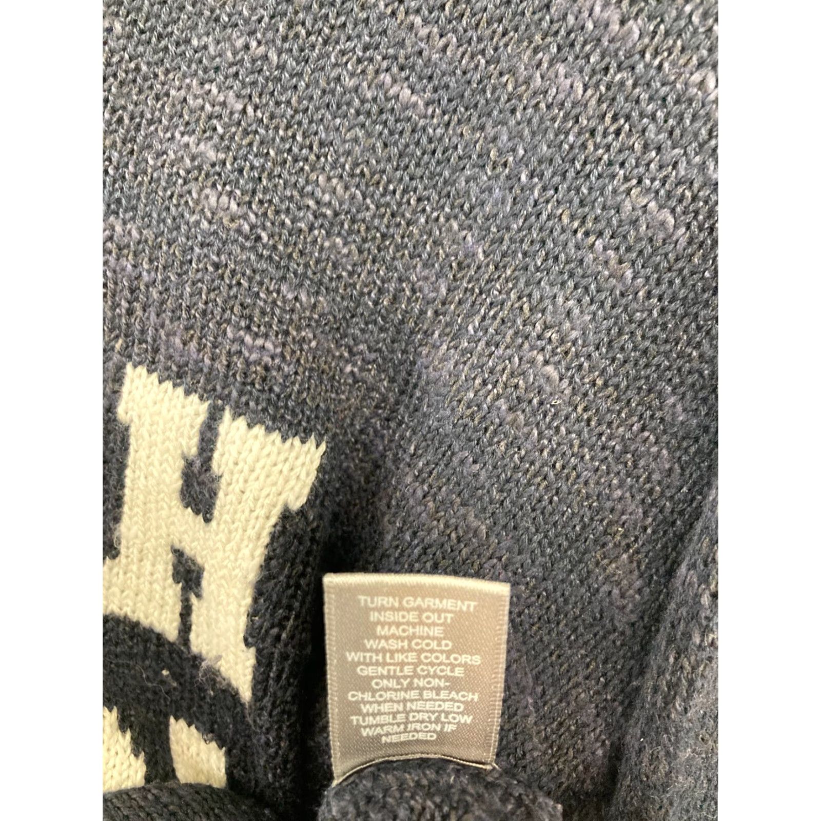 Vintage Marled Reunited Clothing Sweater Women Hooded V-Neck Long Sleeve Navy Blue XS S Small Casual Football Theme 90s? Size S / US 4 / IT 40 - 7 Thumbnail