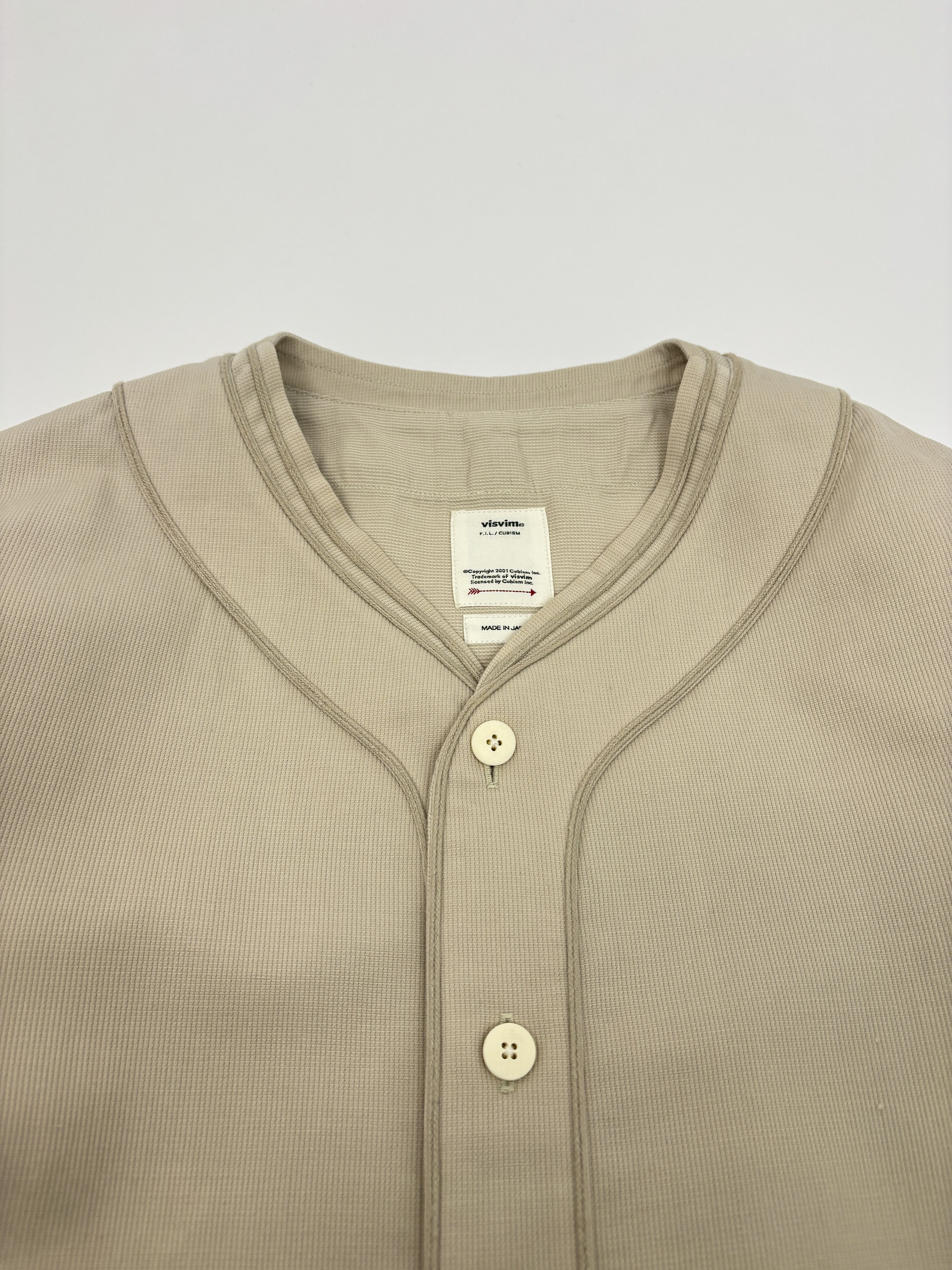Visvim Visvim Dugout Shirt L/S (W/L Pique) Size US M / EU 48-50 / 2 - 5 Thumbnail