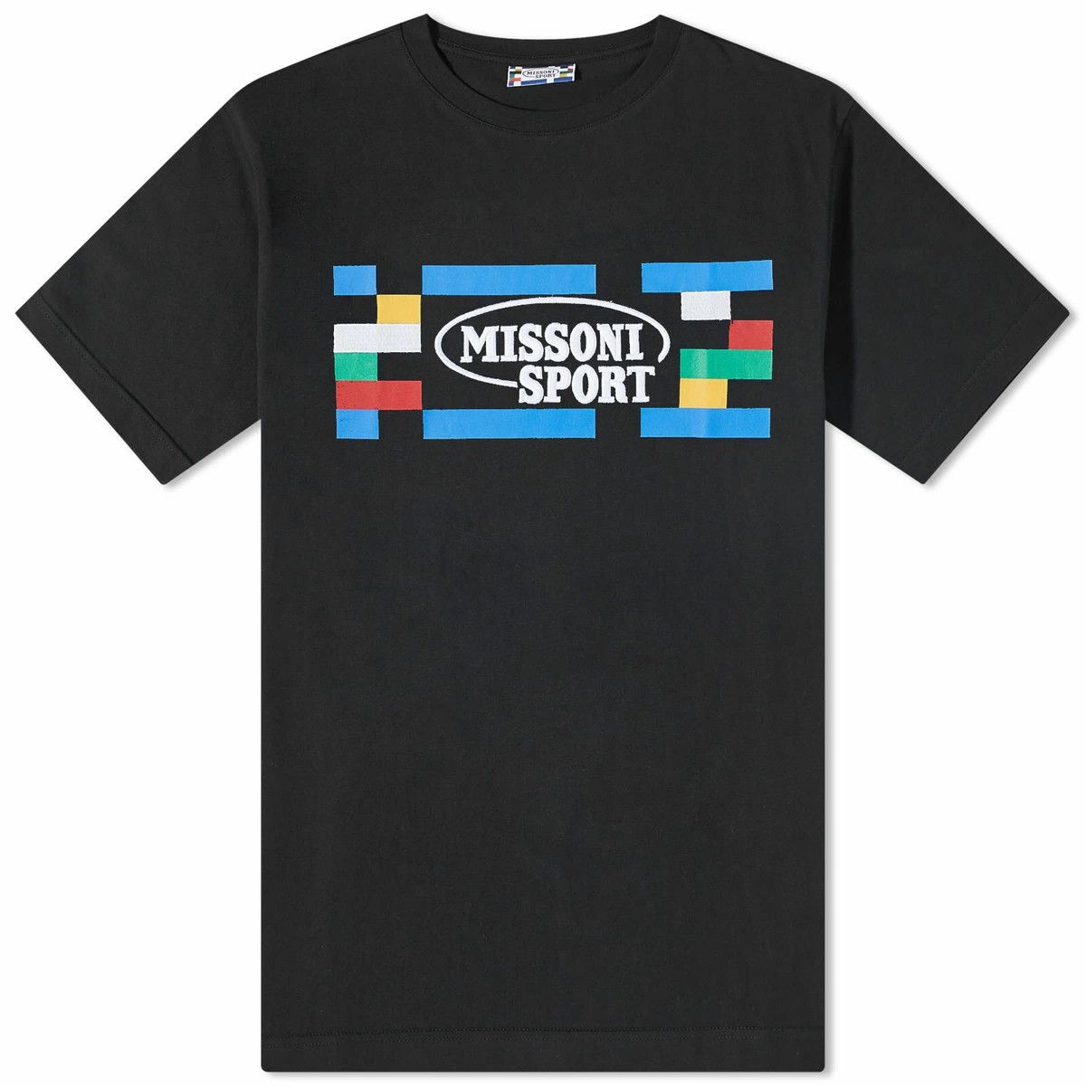 Missoni o1y0225 Logo Crewneck T-Shirt in Black Size US XS / EU 42 / 0 - 1 Thumbnail