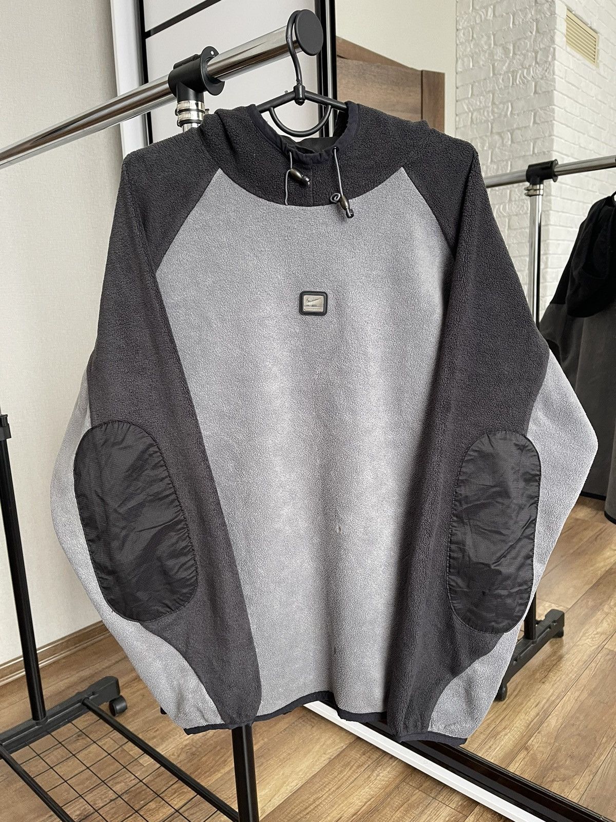 Vintage Nike Ninja Fleece Hoodie Vintage 90s Big Logo Size US S / EU 44-46 / 1 - 1 Thumbnail