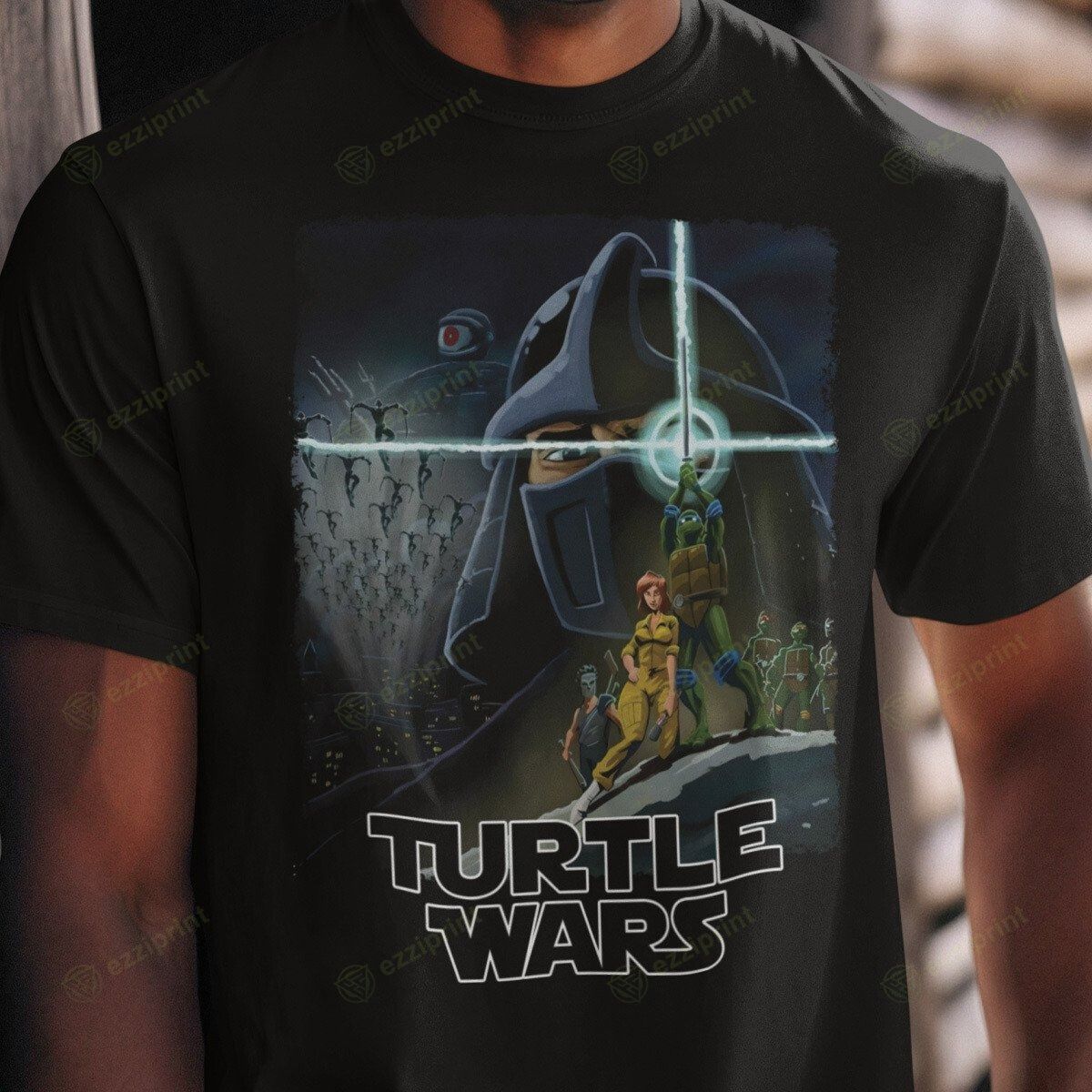 The Unbranded Brand TURTLE WARS T-SHIRT Size M / US 6-8 / IT 42-44 - 2 Thumbnail
