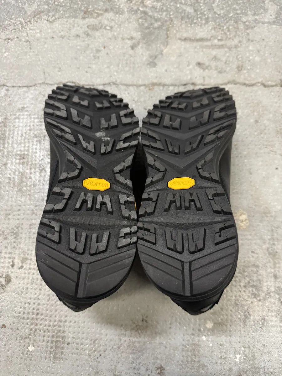 Acne Studios Acne Studios Black Akme Military Vibram Horse Leather Sneakers Size US 11 / EU 44 - 7 Thumbnail