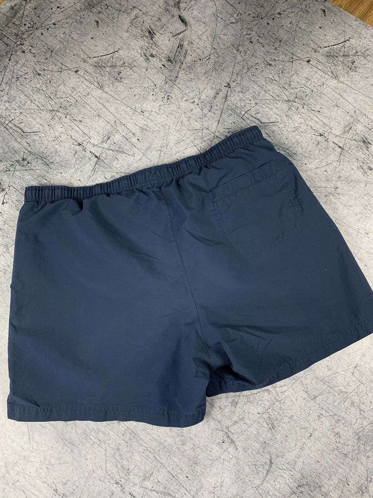 Nike Vintage Nike Retro Nylon Swim Shorts Size XL Navy Blue Size US 36 / EU 52 - 4 Thumbnail