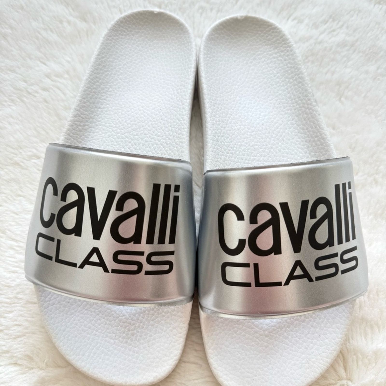 Cavalli Class NEW!!! Cavalli class women slides size 39 Authentic 180$ Size US 9 / IT 39 - 1 Thumbnail