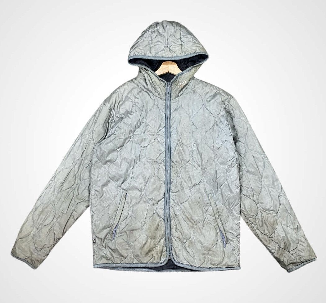 Salomon Rare Salomon Lightweight Quilted Puffer Zipper Hoodie Jacket Size US L / EU 52-54 / 3 - 3 Thumbnail