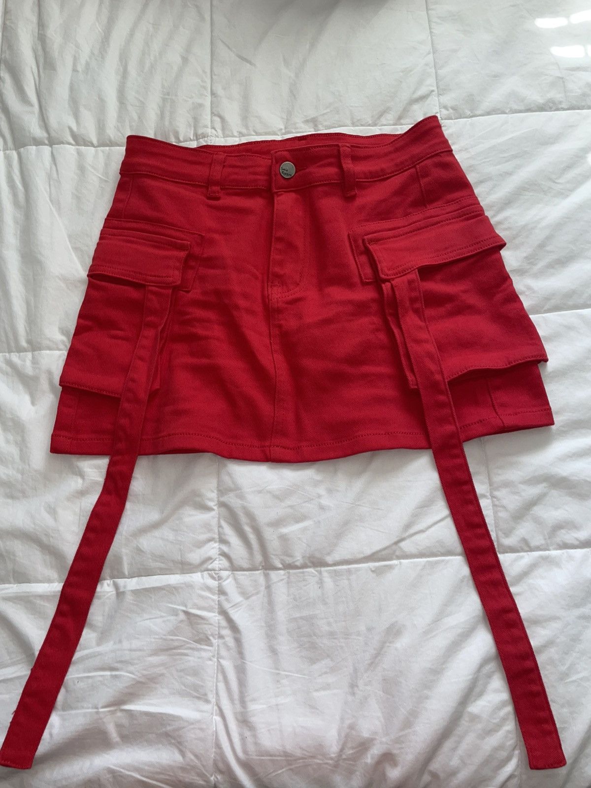 Other Red high rise skirt Size 26" / US 2 / IT 38 - 1 Thumbnail