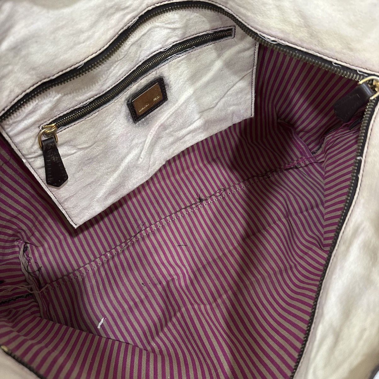 Fendi ‼️LASTDROP‼️ FENDI ZUCCA FF PATTERN PVC TOTE BAG Size ONE SIZE - 13 Thumbnail