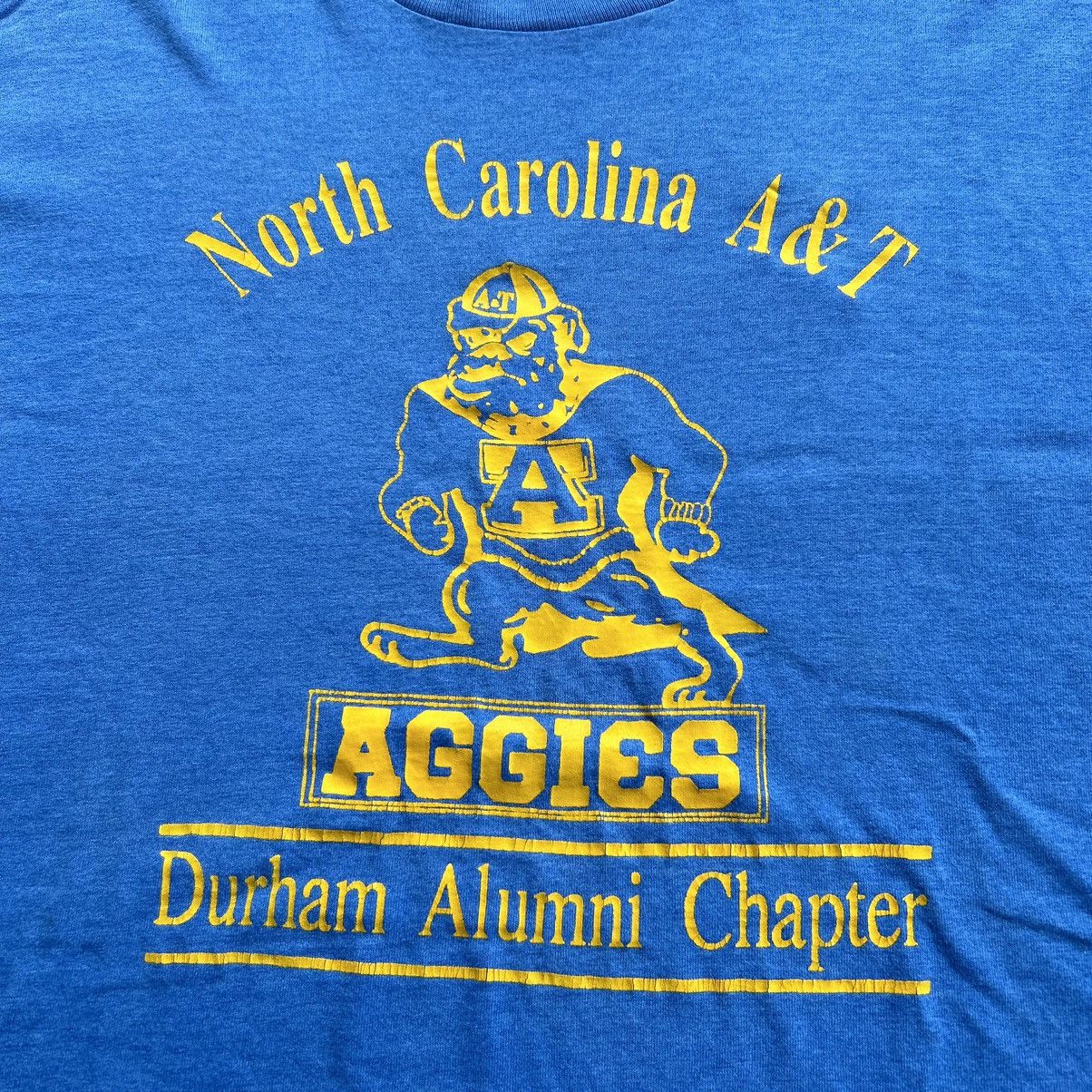 Vintage Vintage 90s North Carolina A&T Aggies HBCU College T Shirt Size US XXL / EU 58 / 5 - 5 Thumbnail