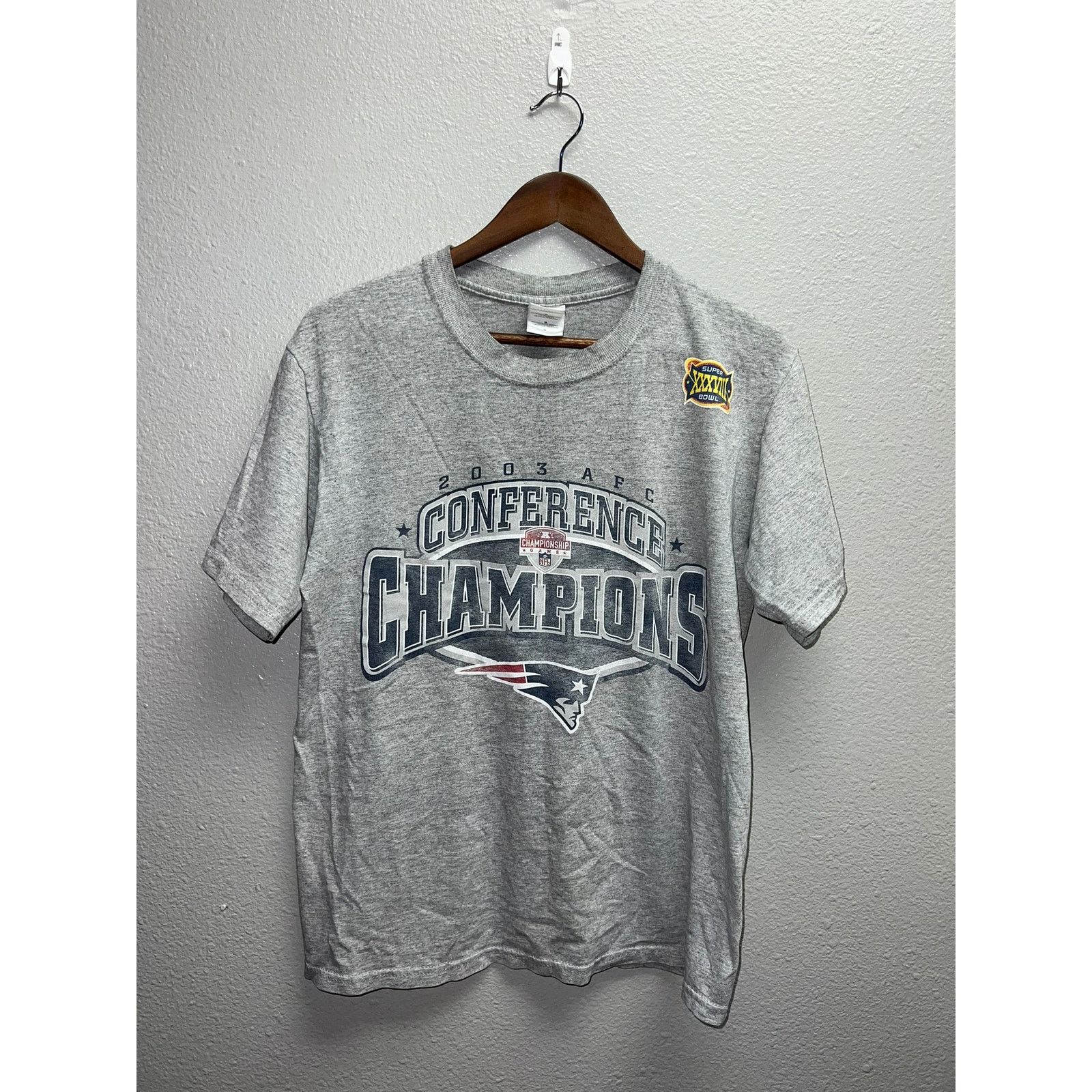 Gildan New England Patriots Shirt Superbowl 38 NFL Football 2003 Size US M / EU 48-50 / 2 - 1 Thumbnail