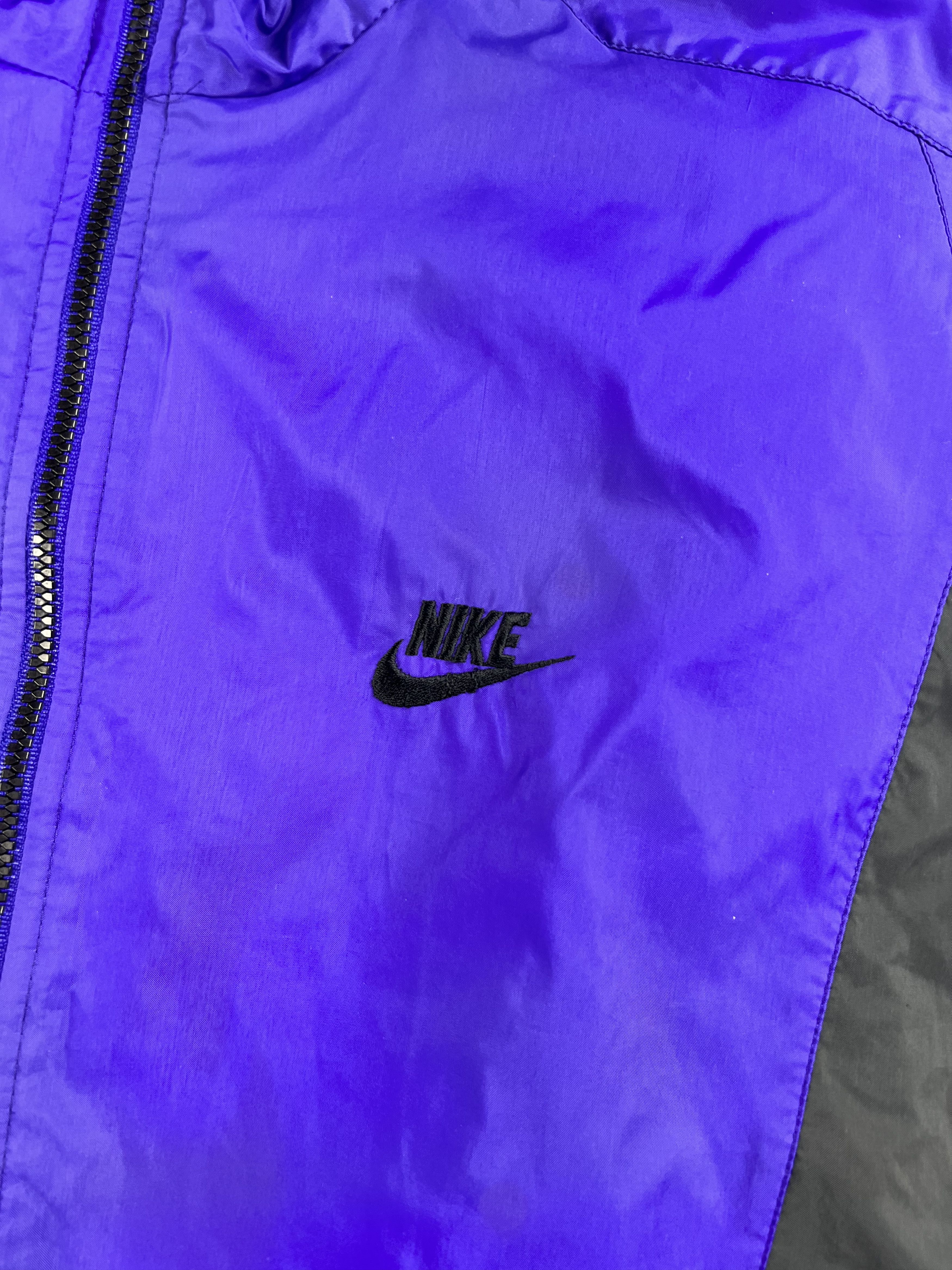 Nike Vintage Nike nylon Track Top Jacket Size US L / EU 52-54 / 3 - 3 Thumbnail
