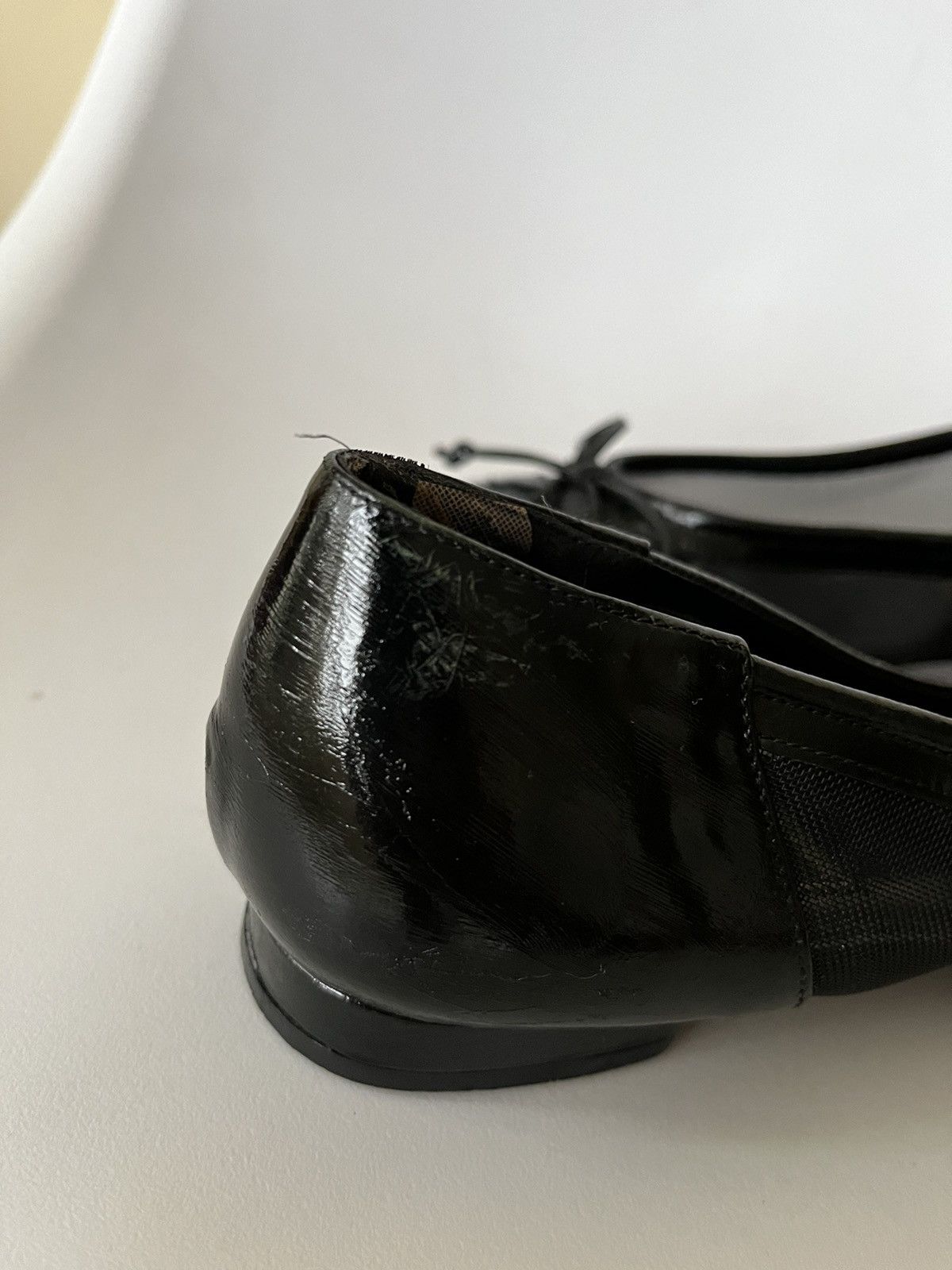 Fendi FENDI FF Logo Ballet Flat Mesh Leather Size US 7 / IT 37 - 5 Thumbnail