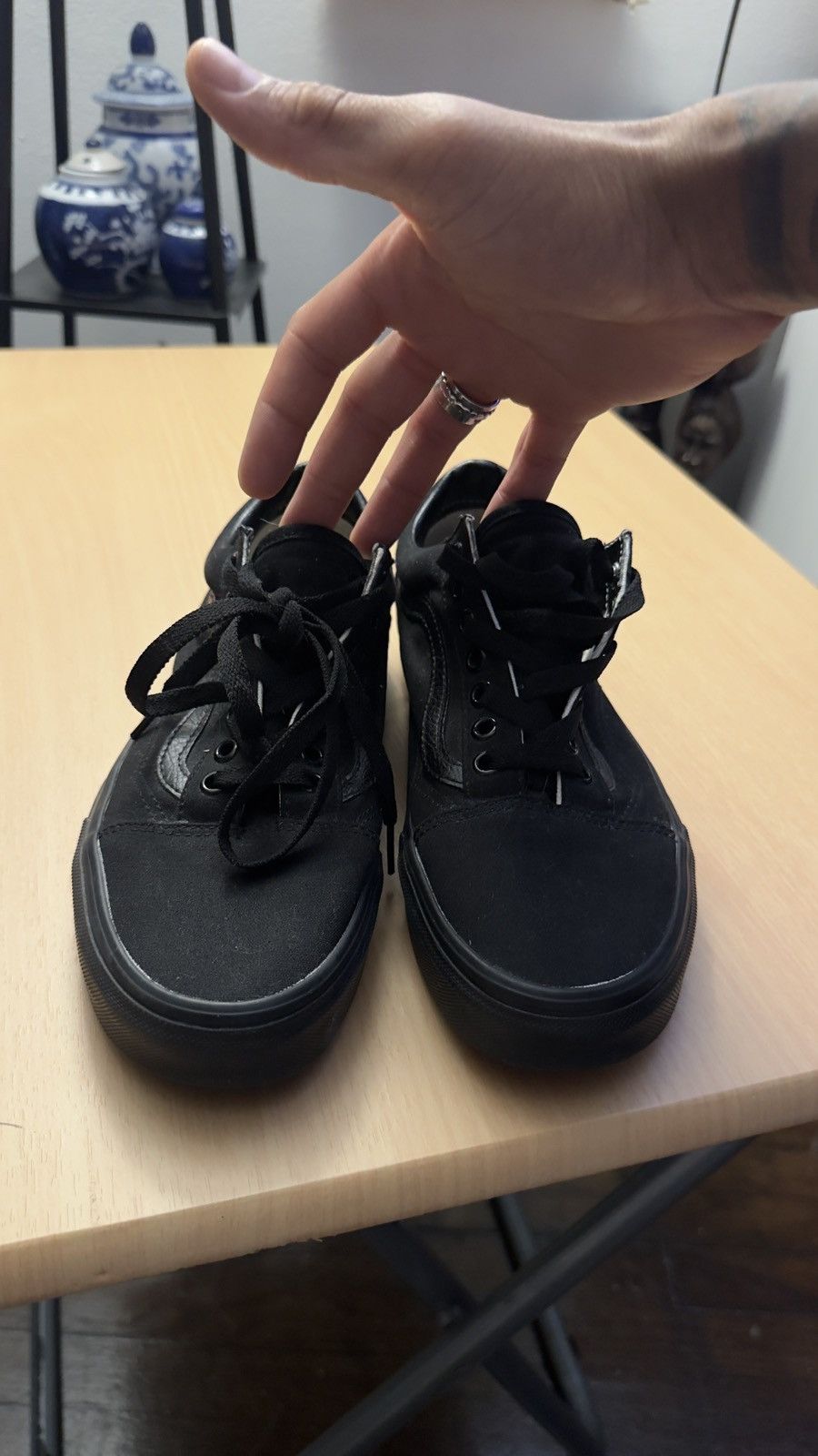 Vans Vans Old Skool All Black | Size 8 Men | Gently Used Size US 8 / EU 41 - 3 Thumbnail
