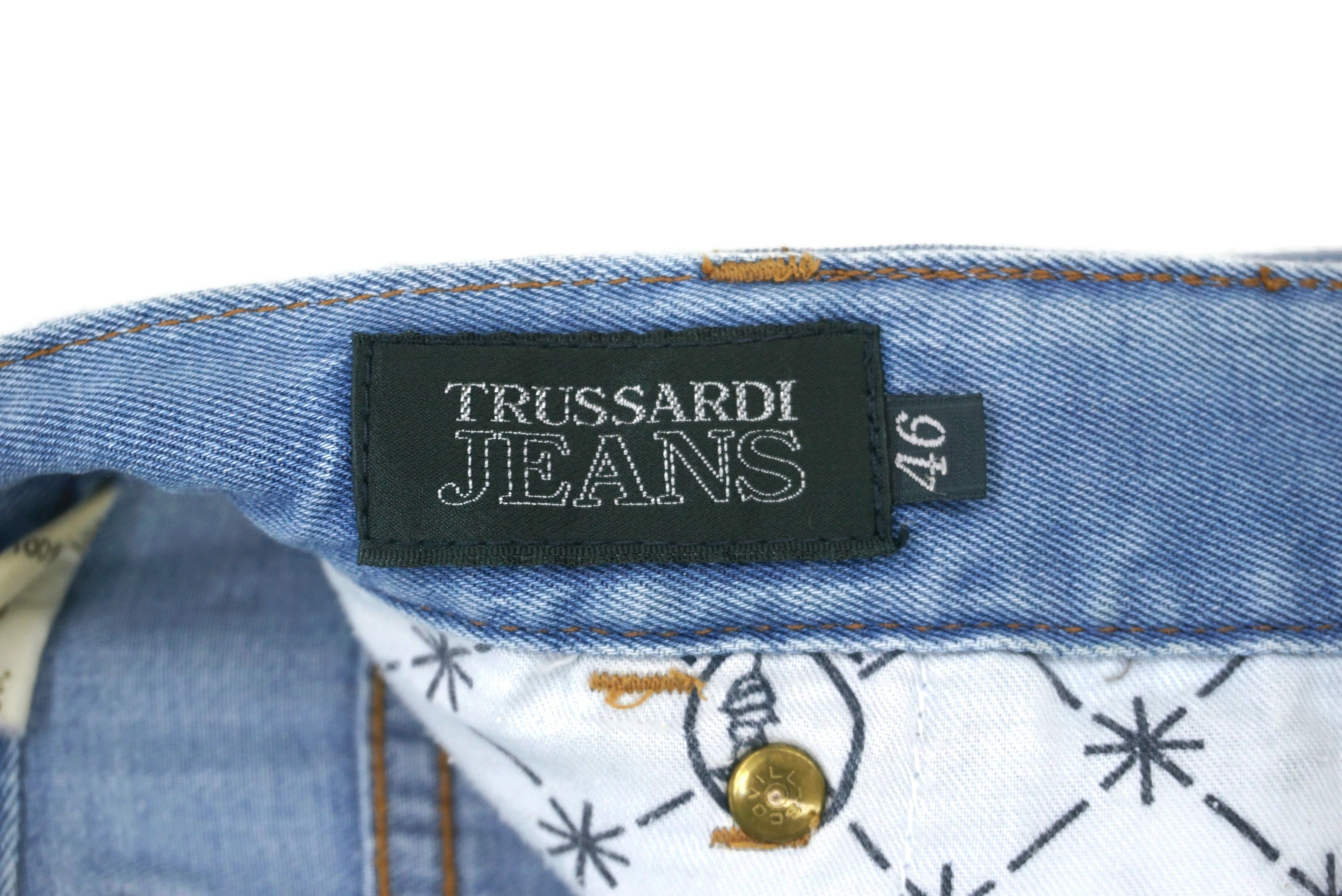 Trussardi Vintage Trussardi Jeans W29xL33 High Waisted Dirty Denim Size US 29 - 13 Thumbnail