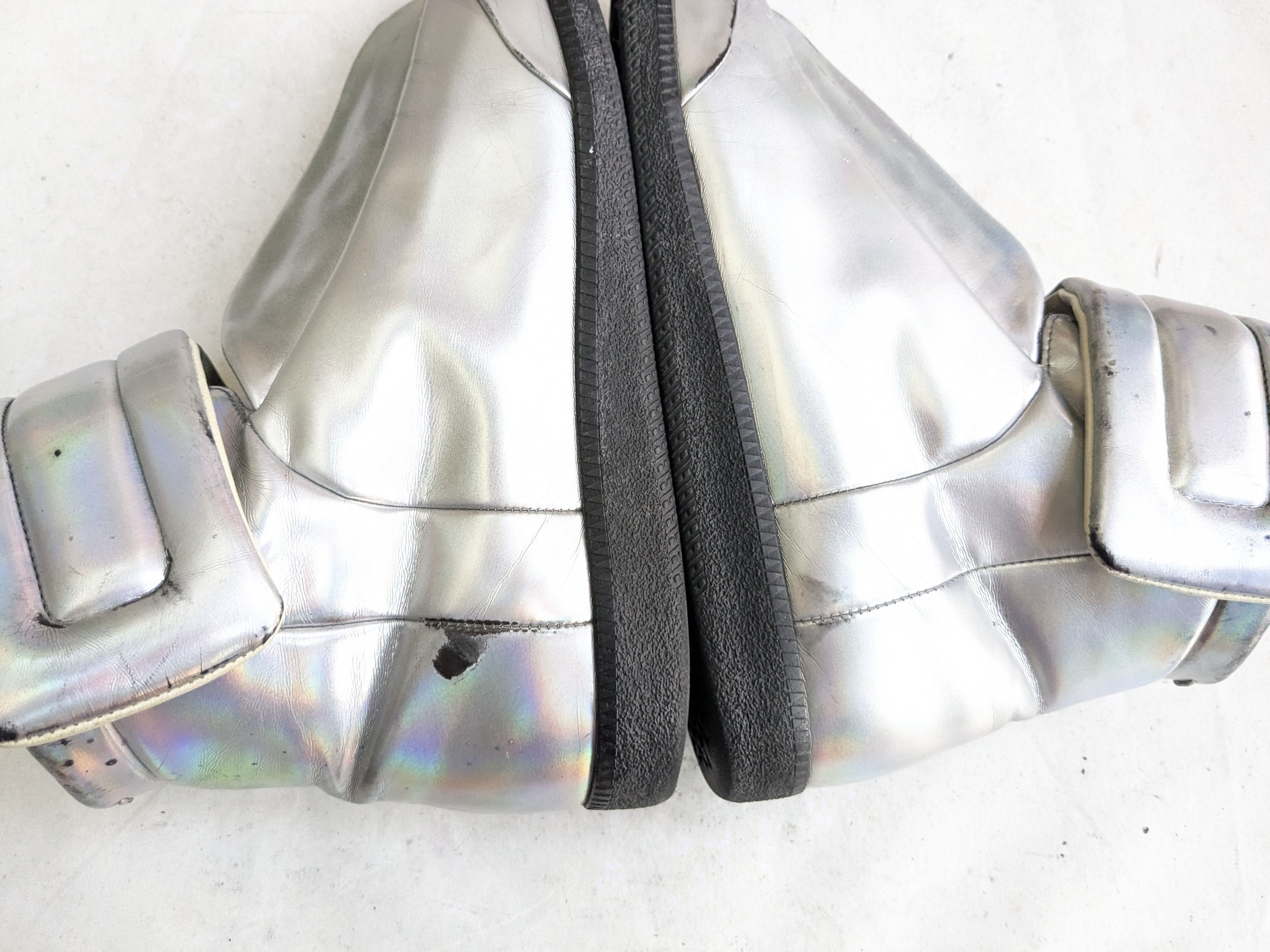 Maison Margiela Maison Margiela Future Silver Black 11 44 Leather High Tops Size US 11 / EU 44 - 9 Thumbnail