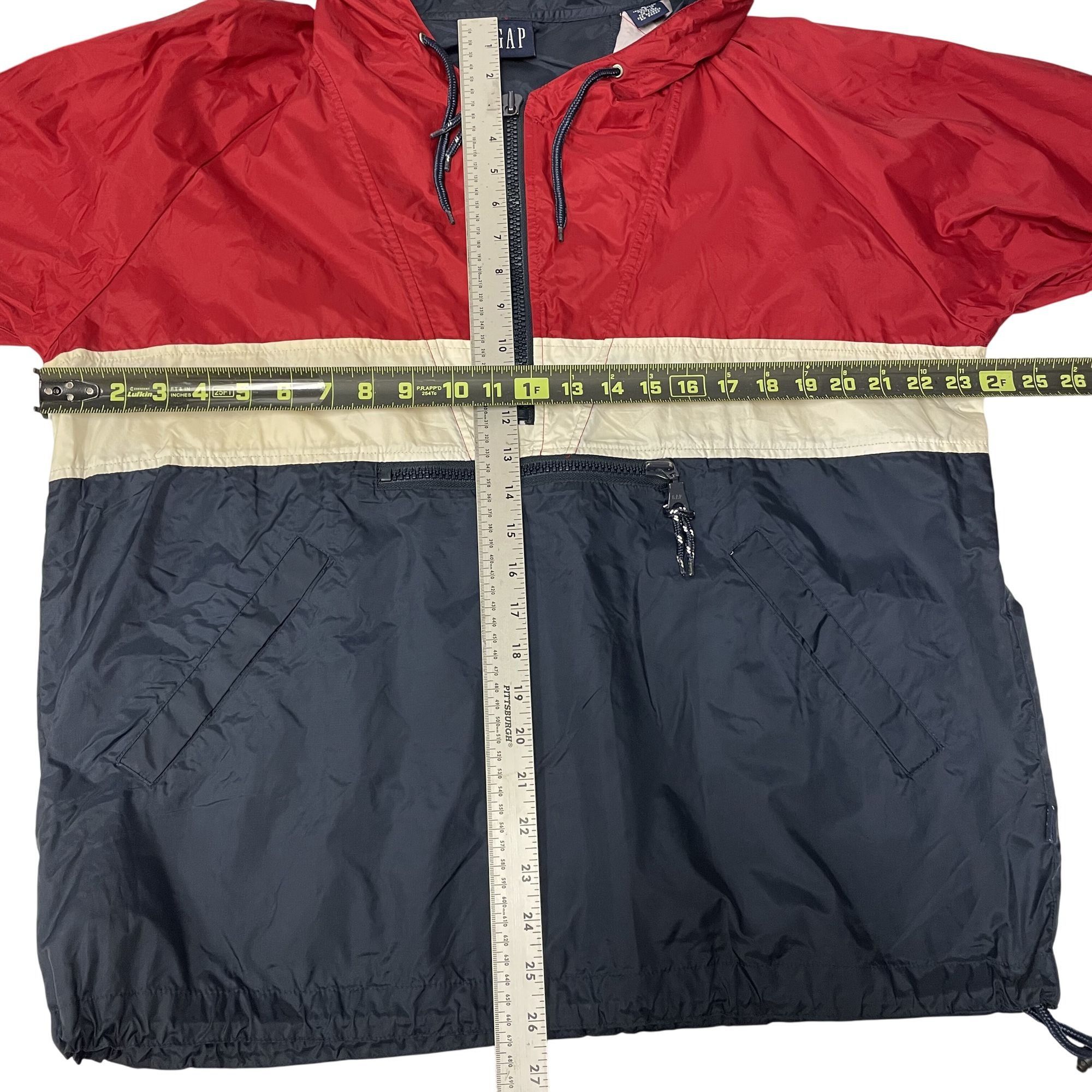 Gap Vtg Windbreaker COLOR BLOCK Streetwear Track Pullover Jacket Size US S / EU 44-46 / 1 - 4 Thumbnail