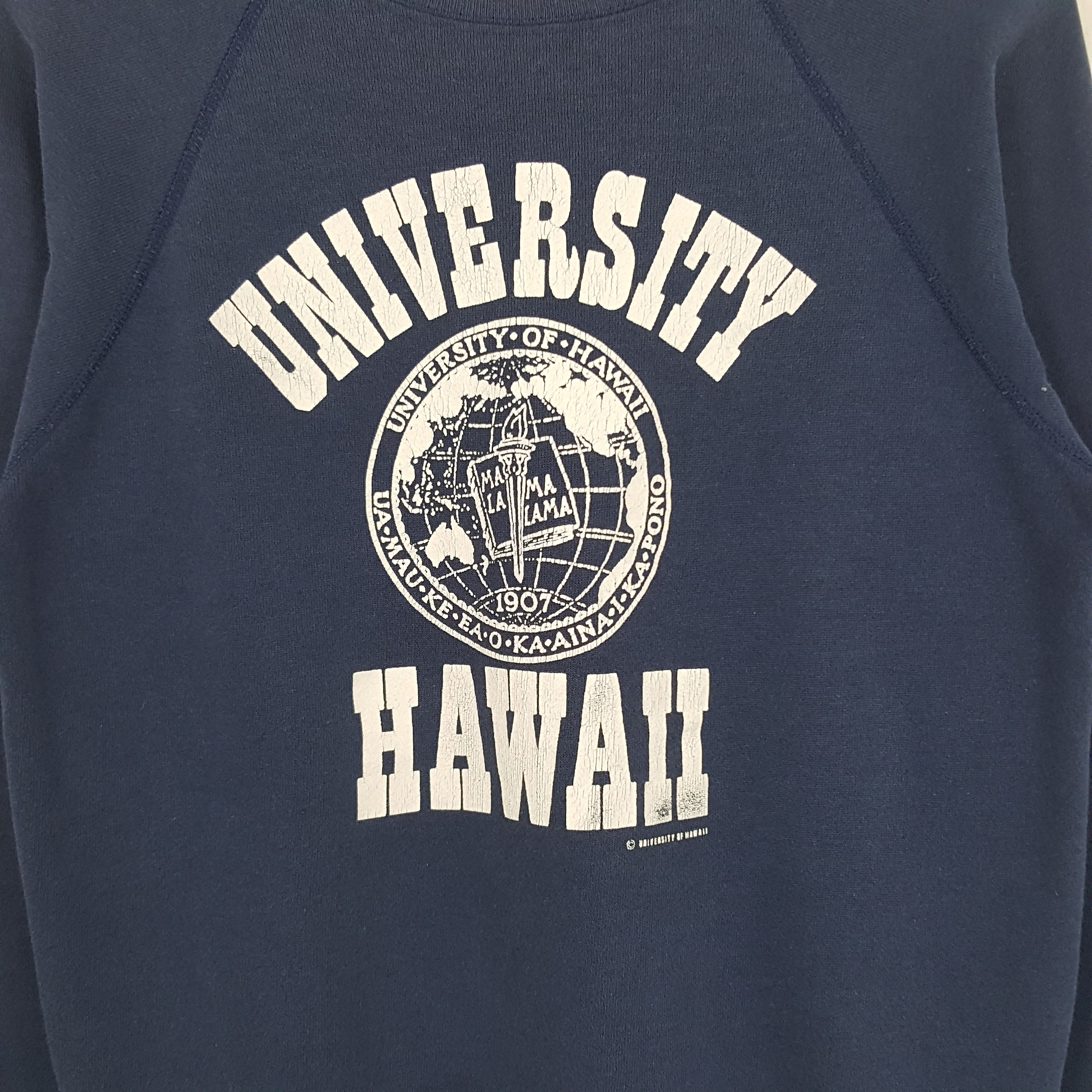 Vintage Vintage 90's University Of Hawaii Promo Sweatshirt Size US S / EU 44-46 / 1 - 2 Thumbnail