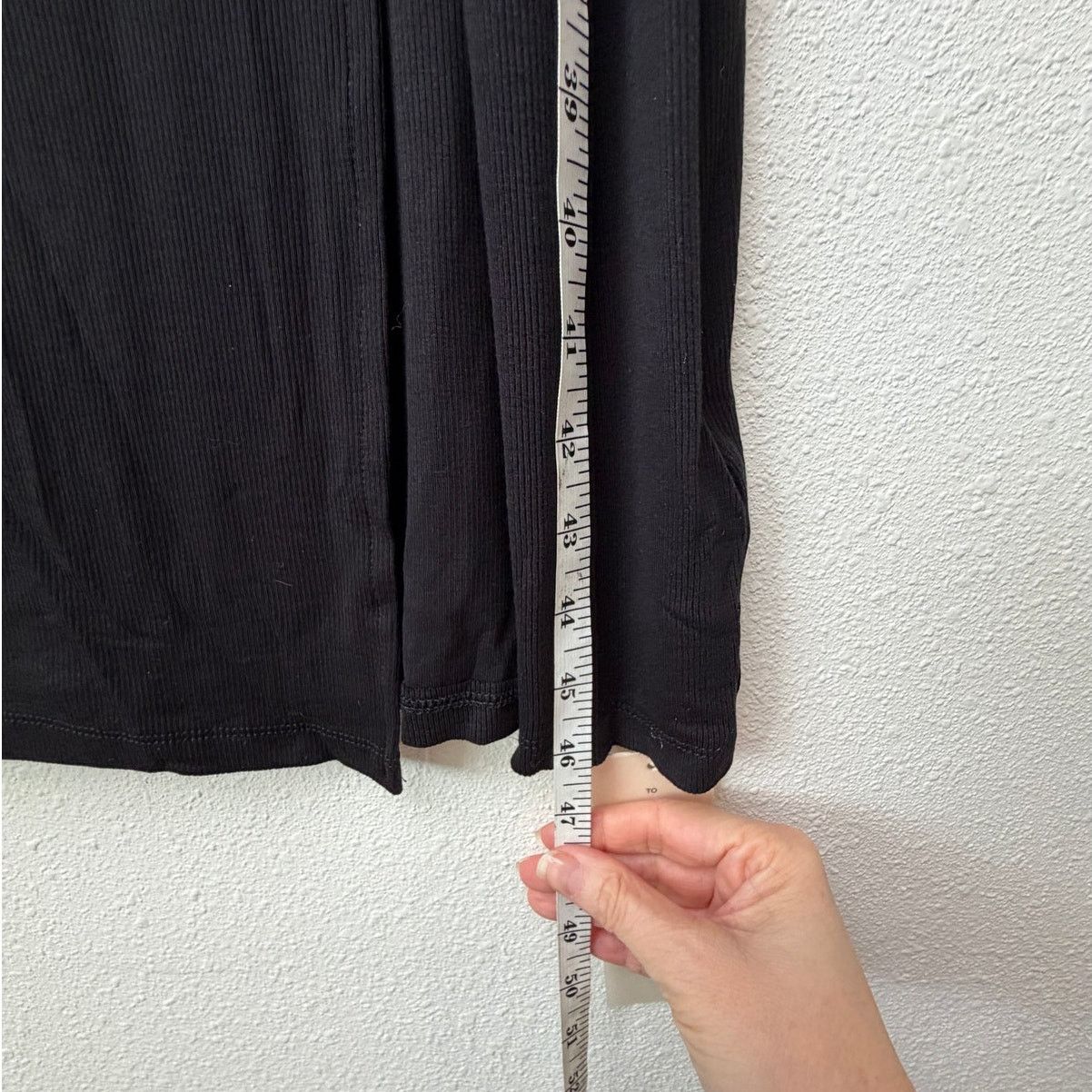 Other NWT Commense Black Ribbed Side Slit Midi Dress XL Size XL / US 12-14 / IT 48-50 - 14 Thumbnail