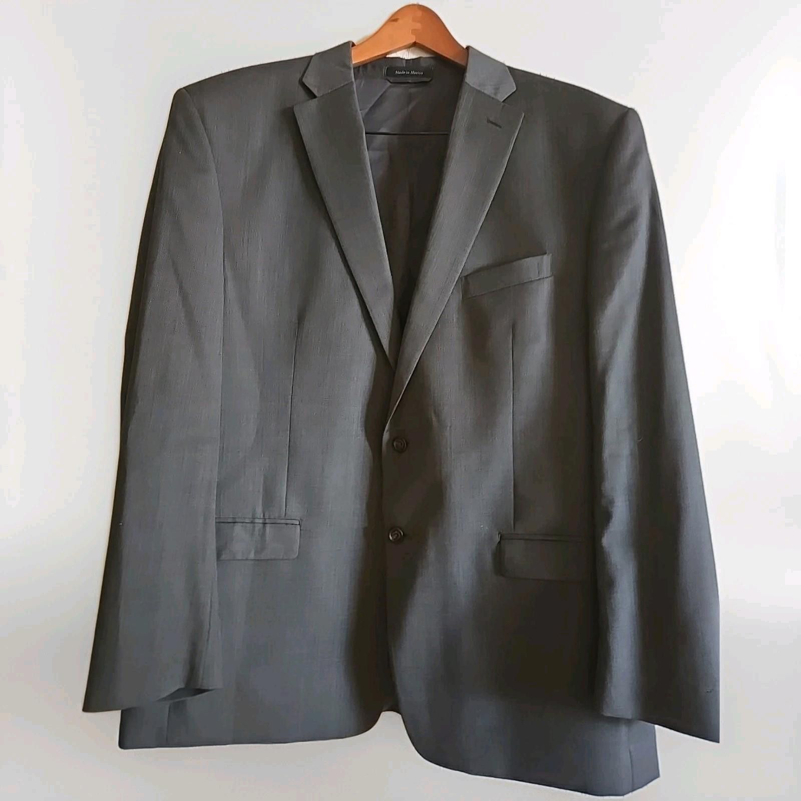 Polo Ralph Lauren Lauren Ralph Lauren Wool 2pc Suit 48L Jacket 40X30 Pants Size 48L - 2 Thumbnail