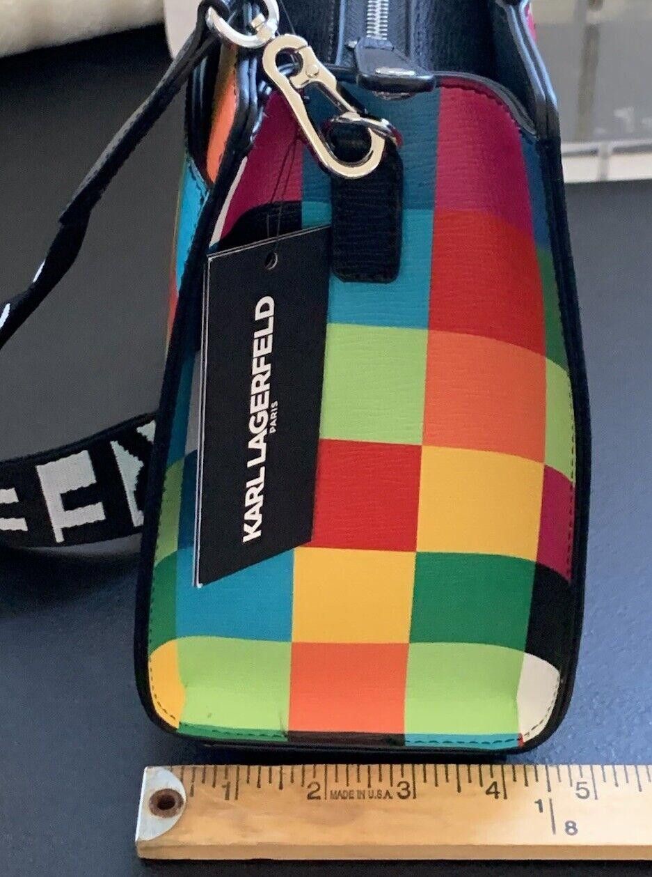 Karl Lagerfeld Karl Lagerfeld Maybelle Crossbody Bag Bright Color Squares Size ONE SIZE - 9 Thumbnail