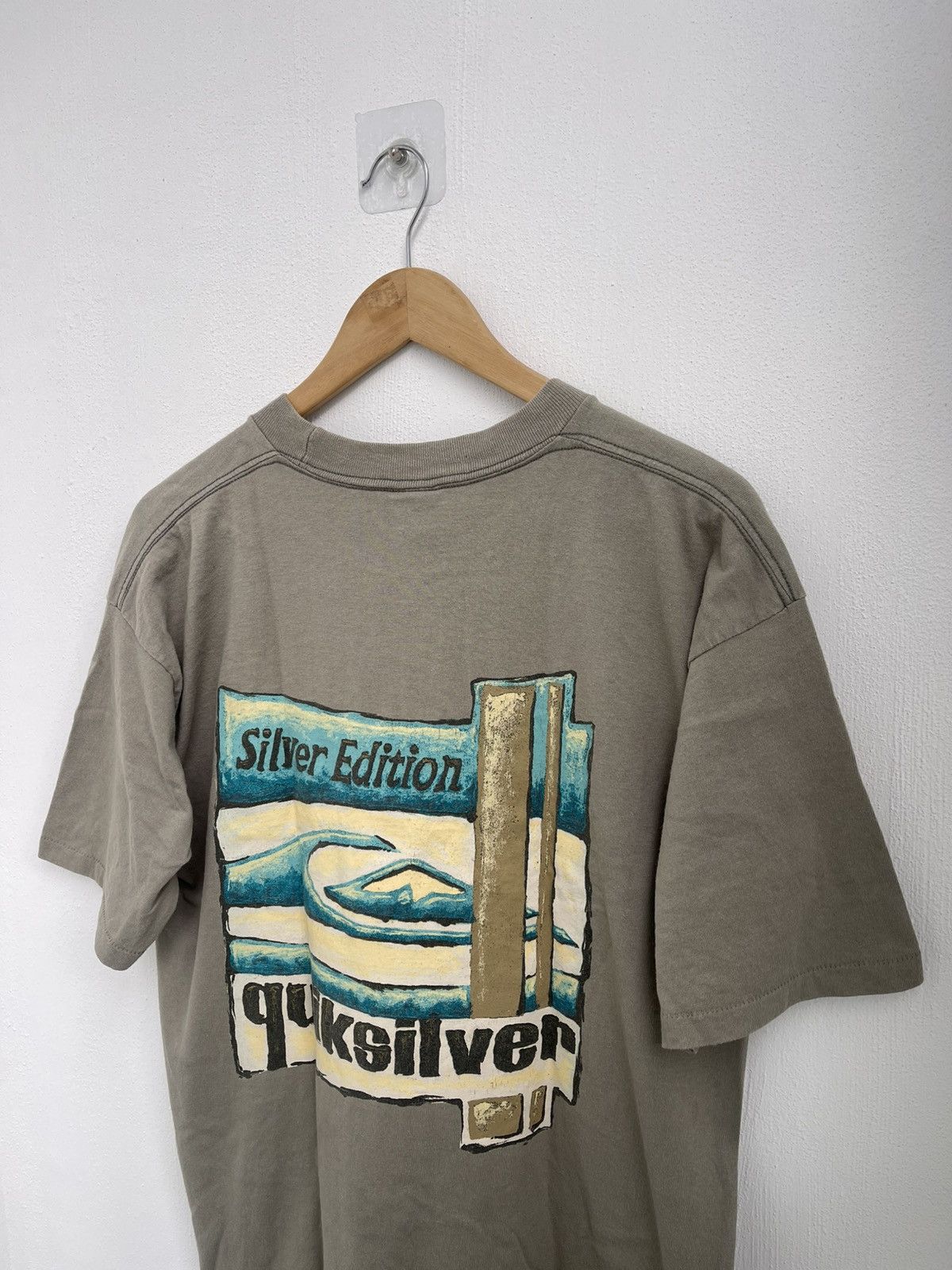 Quiksilver Vintage 90s Quiksilver tee Size US L / EU 52-54 / 3 - 4 Thumbnail