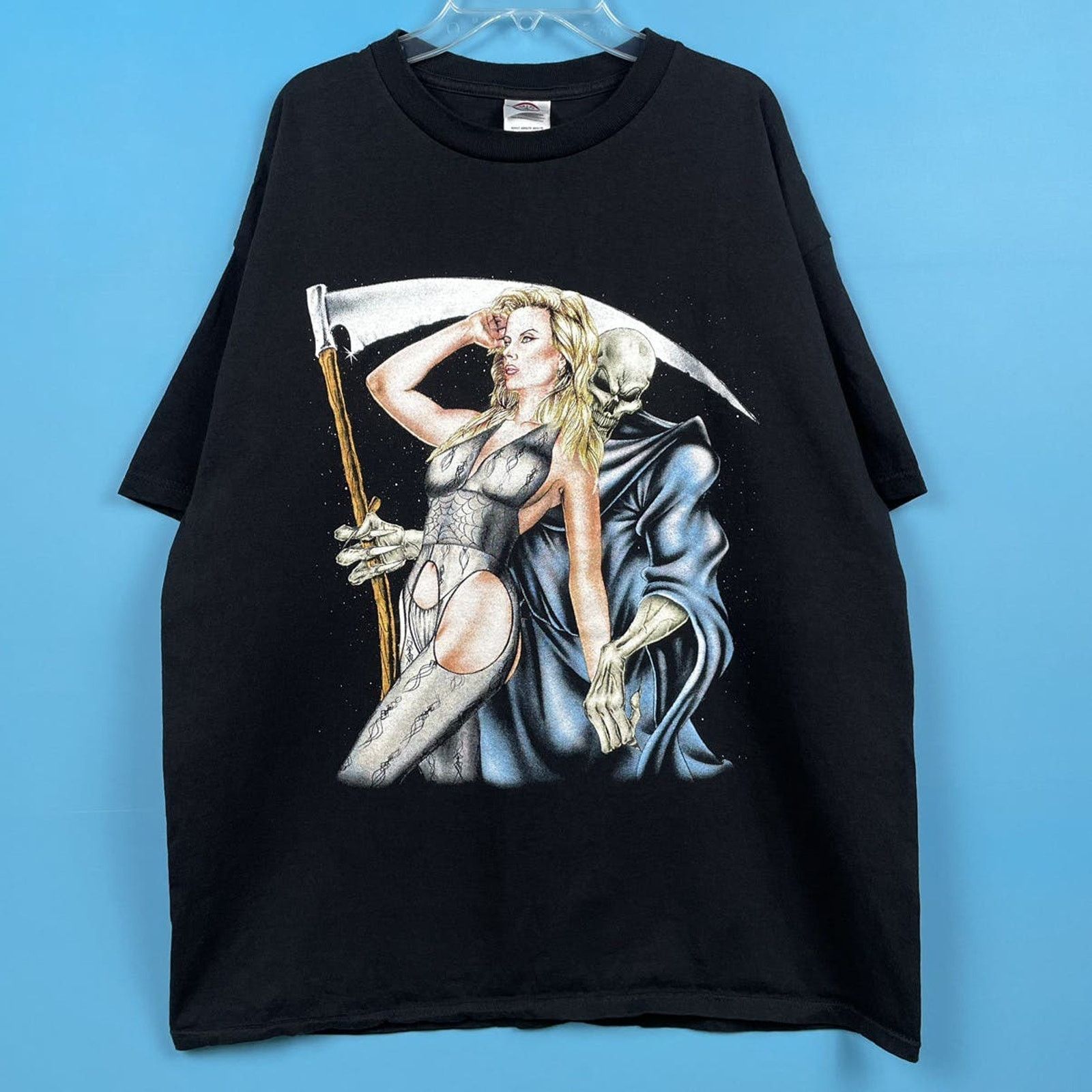 Vintage ☠️GRIM LADY Vintage T Size US XL / EU 56 / 4 - 1 Thumbnail