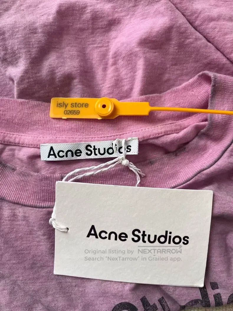 Acne Studios Acne Studios 1996 Series Retro Logo Crewneck Short Sleeve Size US S / EU 44-46 / 1 - 4 Thumbnail