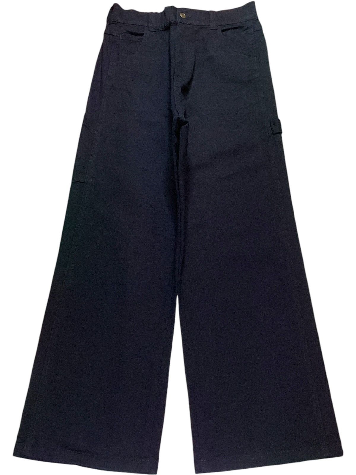 Vintage Japanese Brand Black Baggy Carpenter Jeans