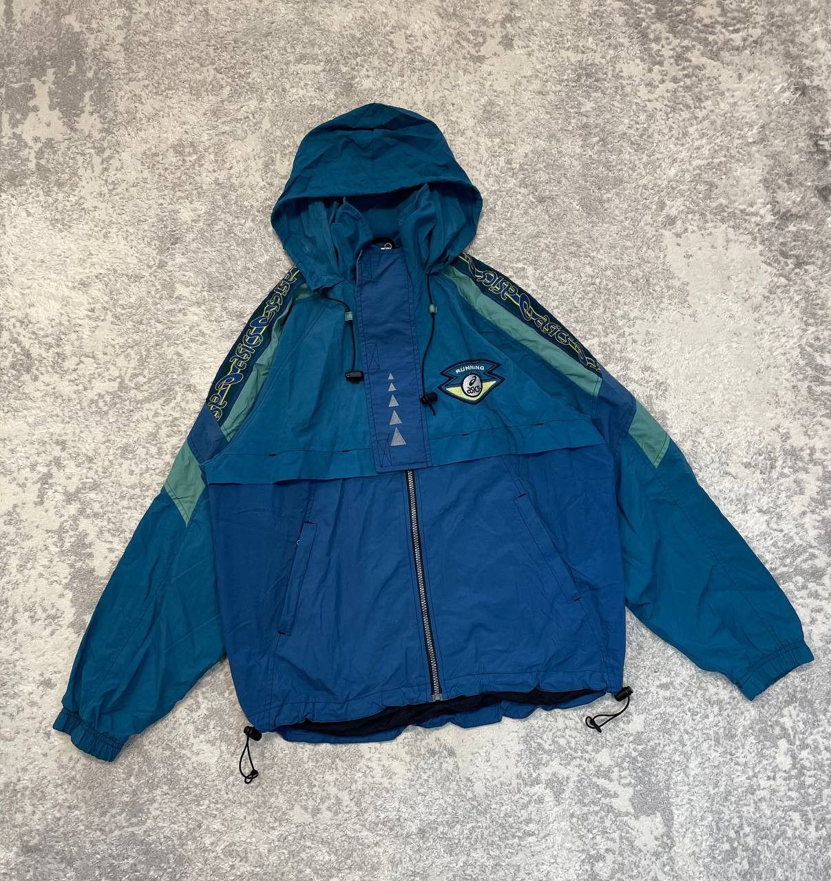 Asics Vintage ASICS Windbreaker Jacket Men’s M 90s Hooded Track Size US M / EU 48-50 / 2 - 3 Thumbnail